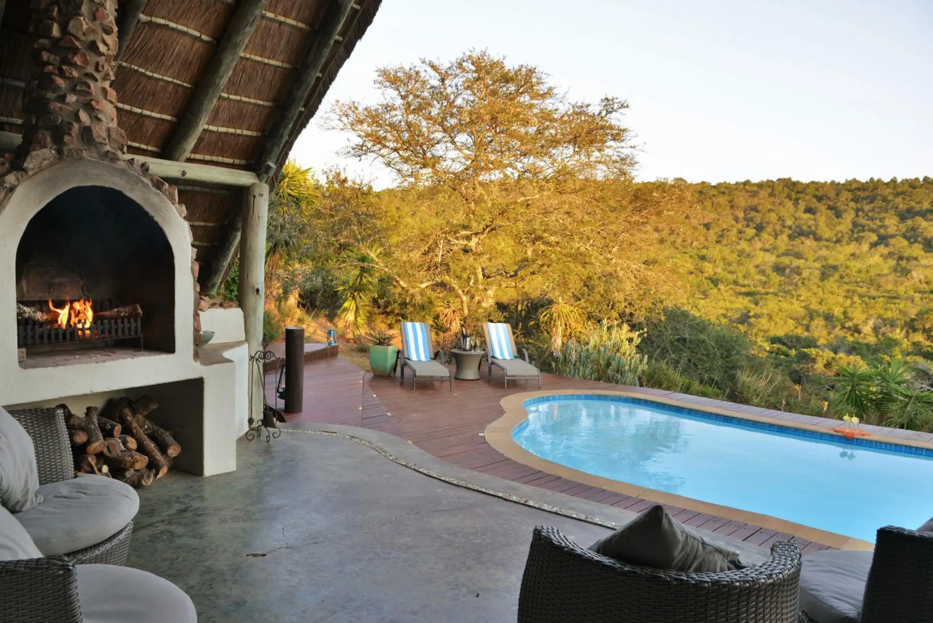Swimming pool in Sibuya Game Reserve and Lodge Swimming pool in Sibuya Game Reserve and Lodge