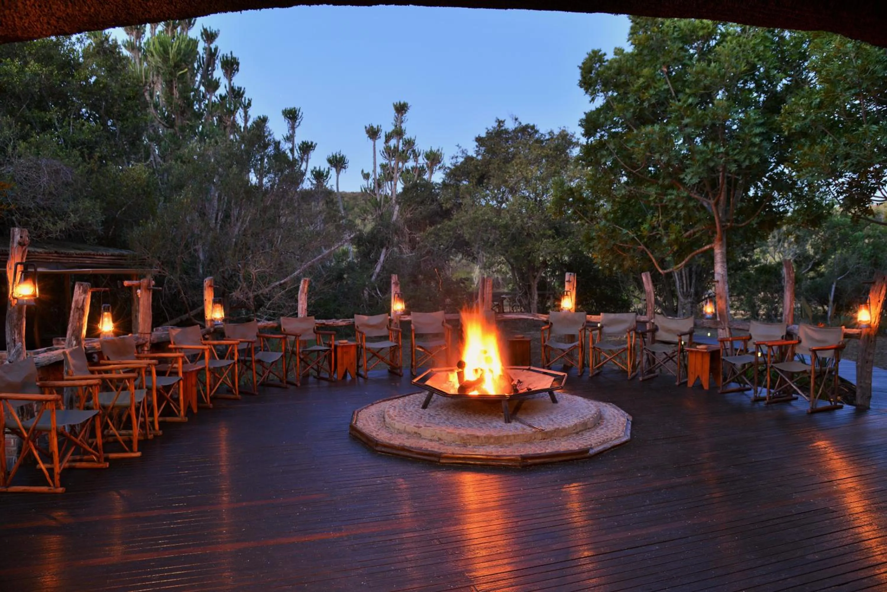 BBQ facilities in Sibuya Game Reserve and Lodge