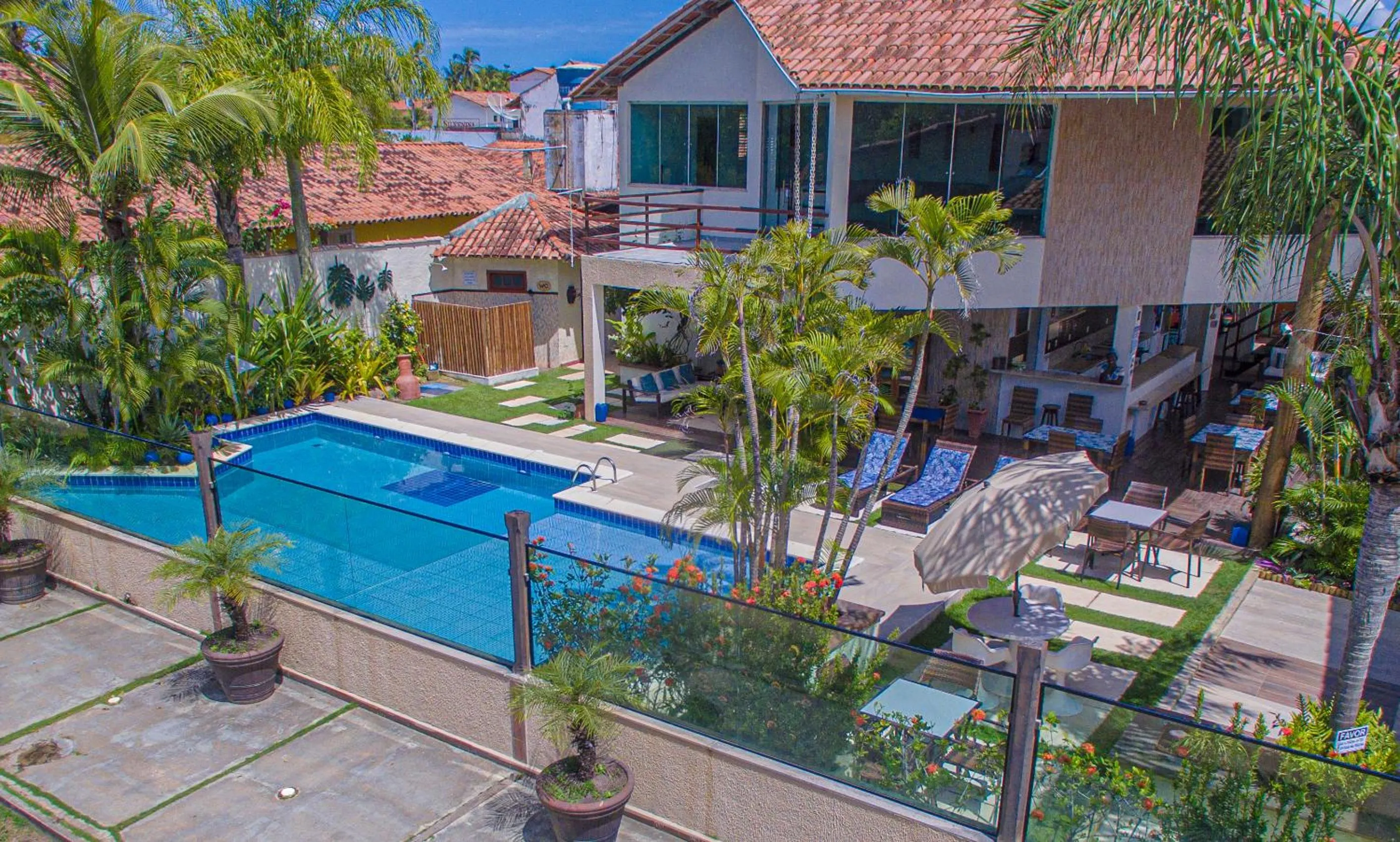 Bird's eye view in Pousada Novo Prado