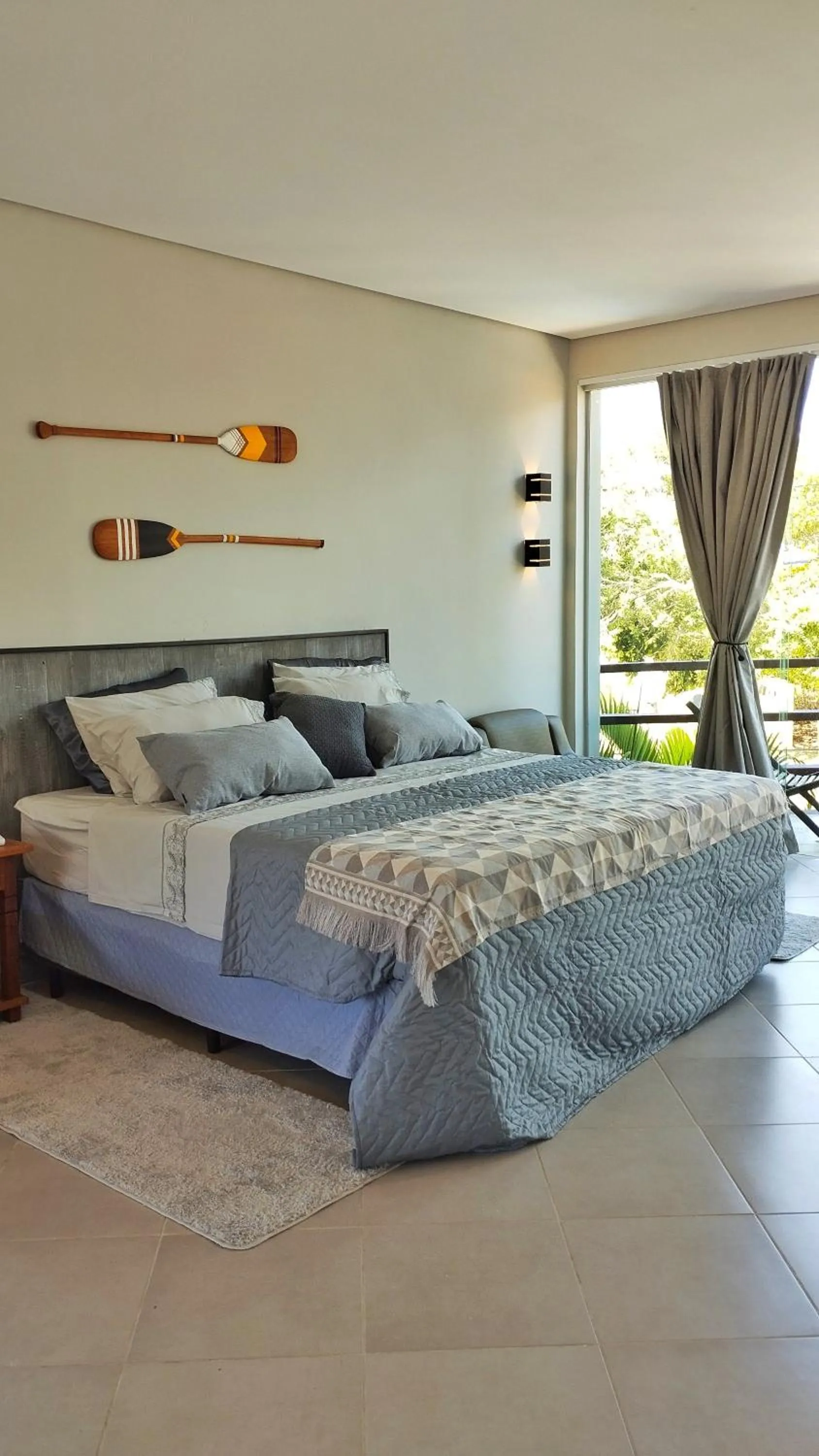 Bed in Pousada Novo Prado