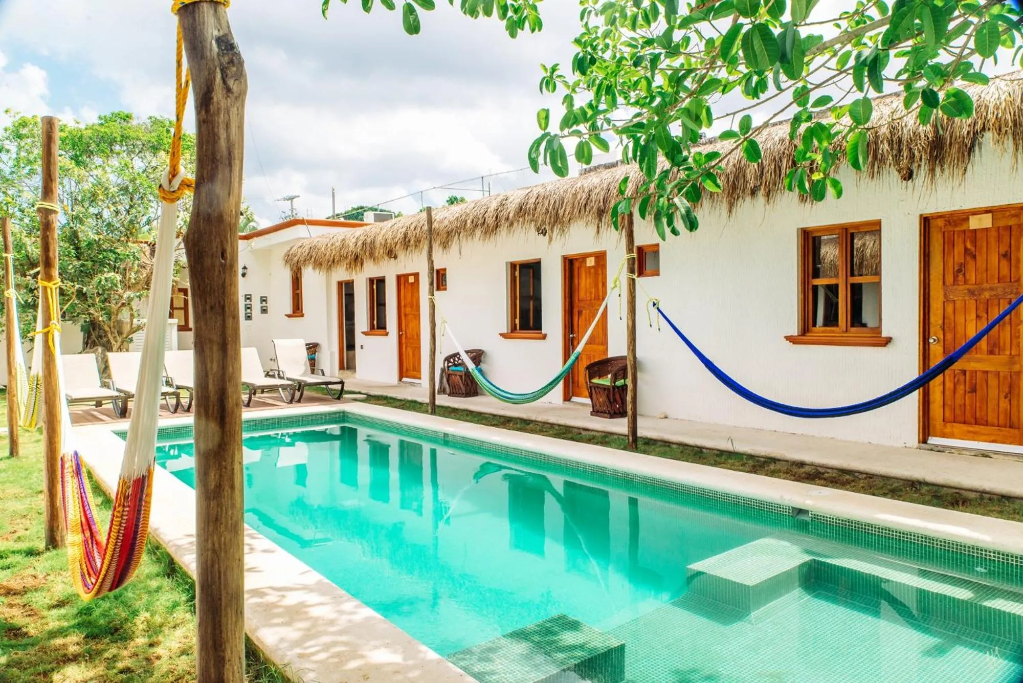 Patio in Kinta Kan Hotel Cozumel