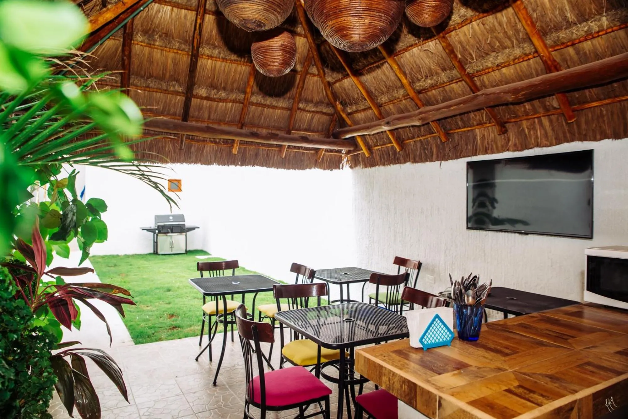 Living room in Kinta Kan Hotel Cozumel