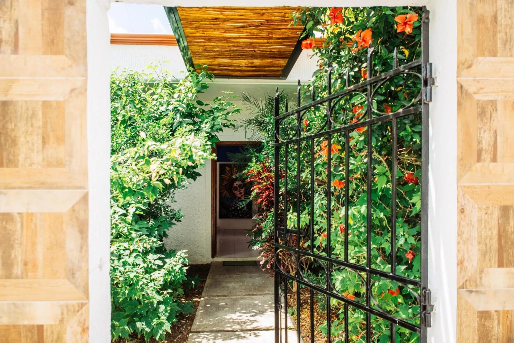 Facade/entrance in Kinta Kan Hotel Cozumel
