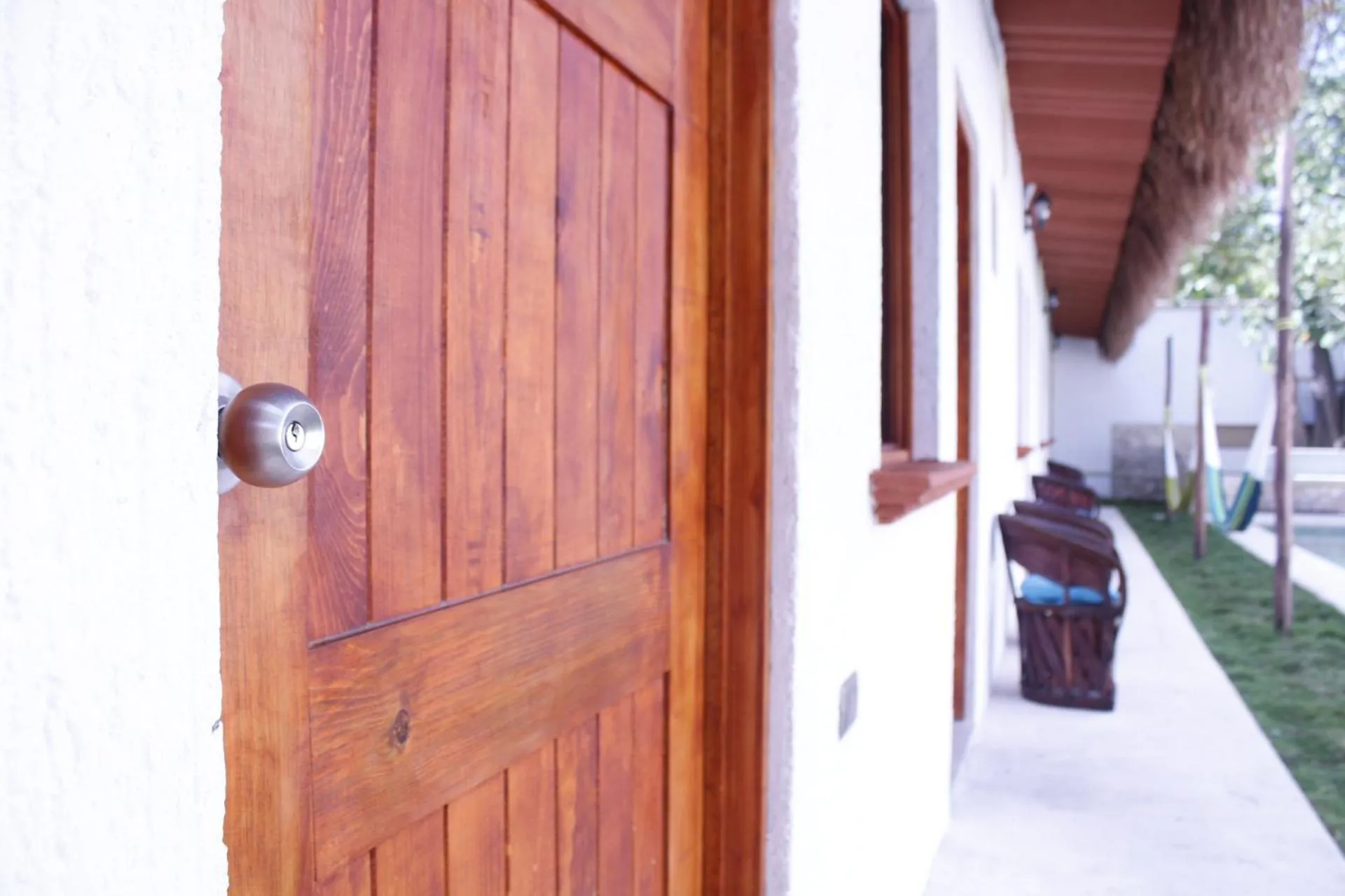 Patio in Kinta Kan Hotel Cozumel