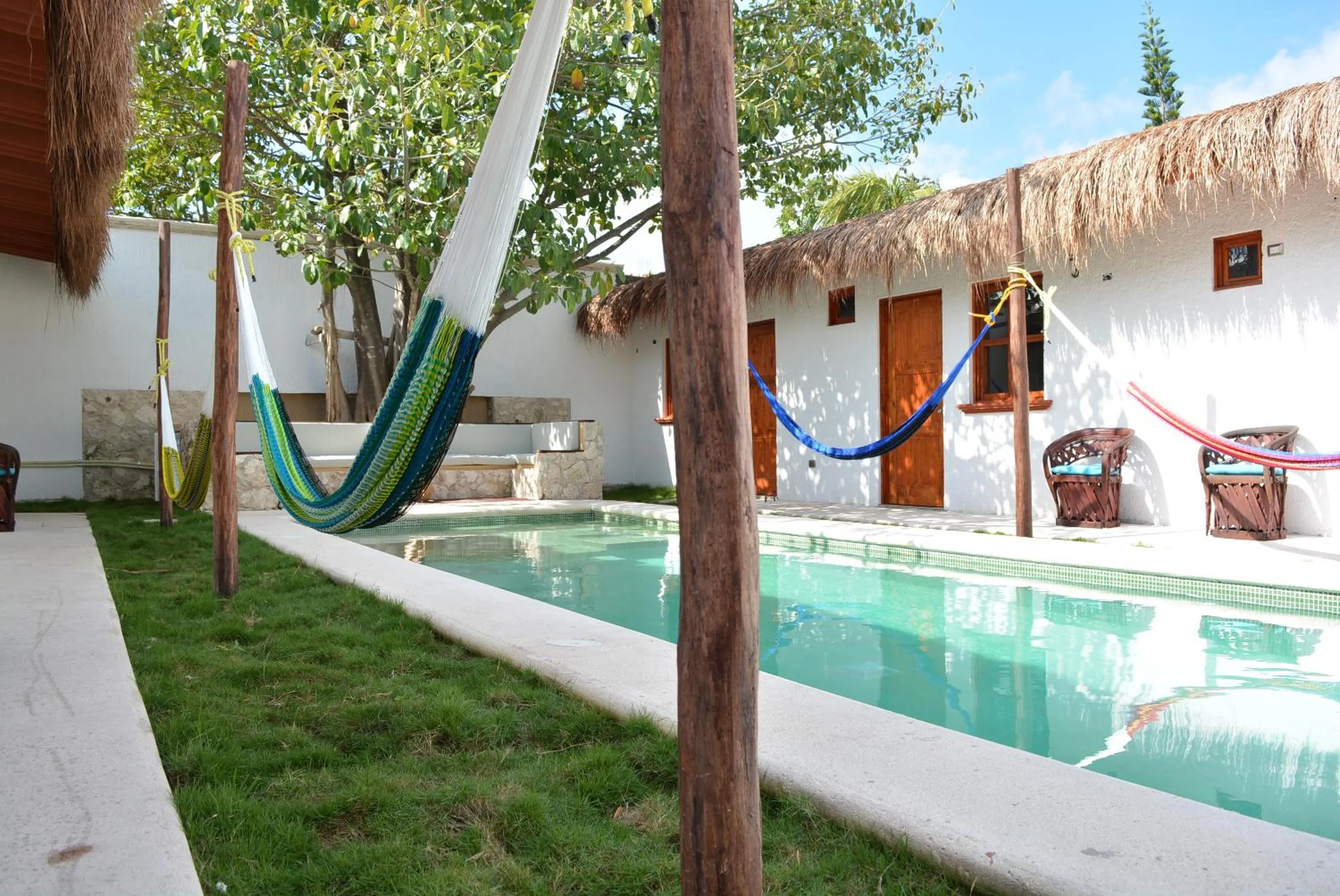 Swimming pool in Kinta Kan Hotel Cozumel