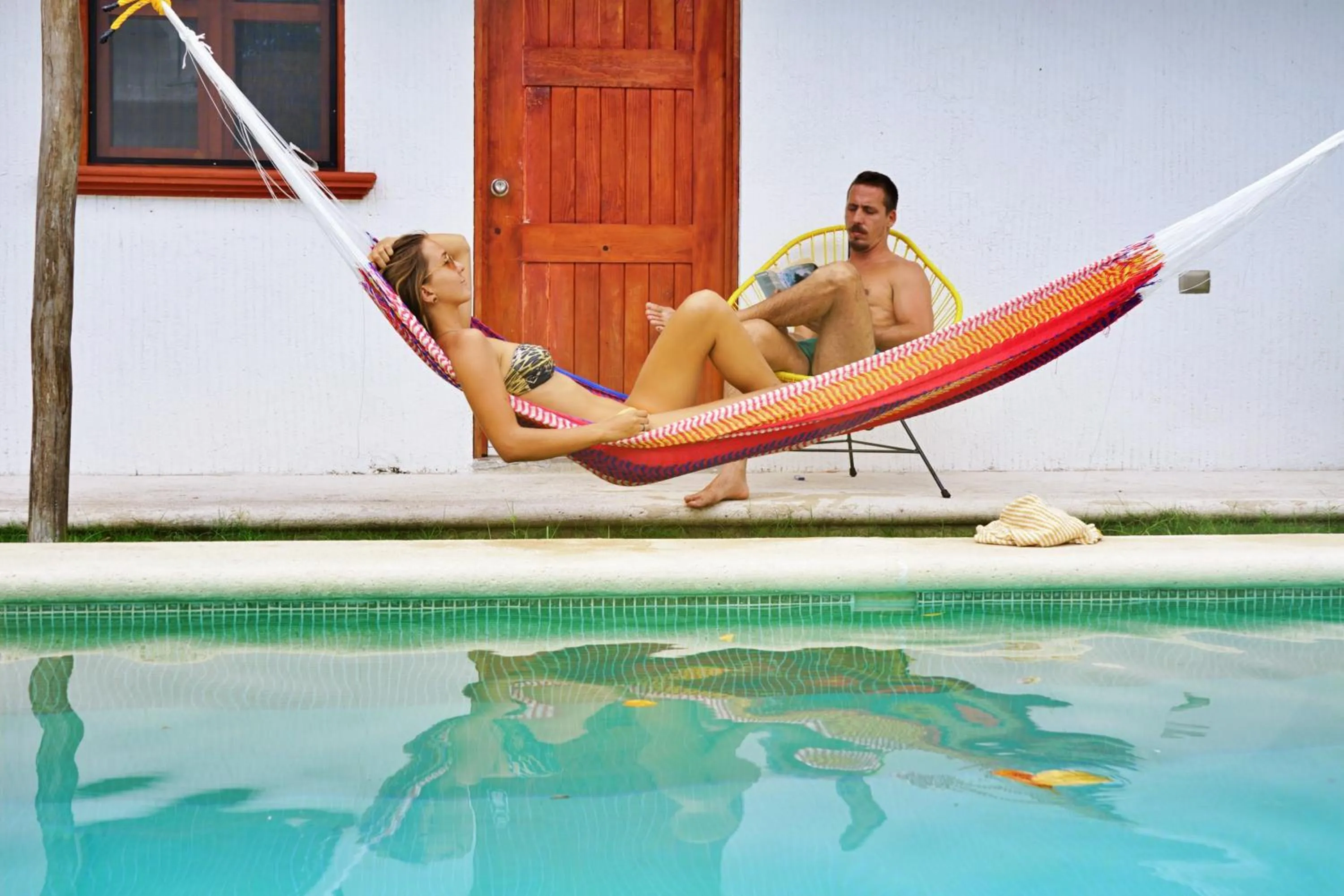 Swimming pool in Kinta Kan Hotel Cozumel