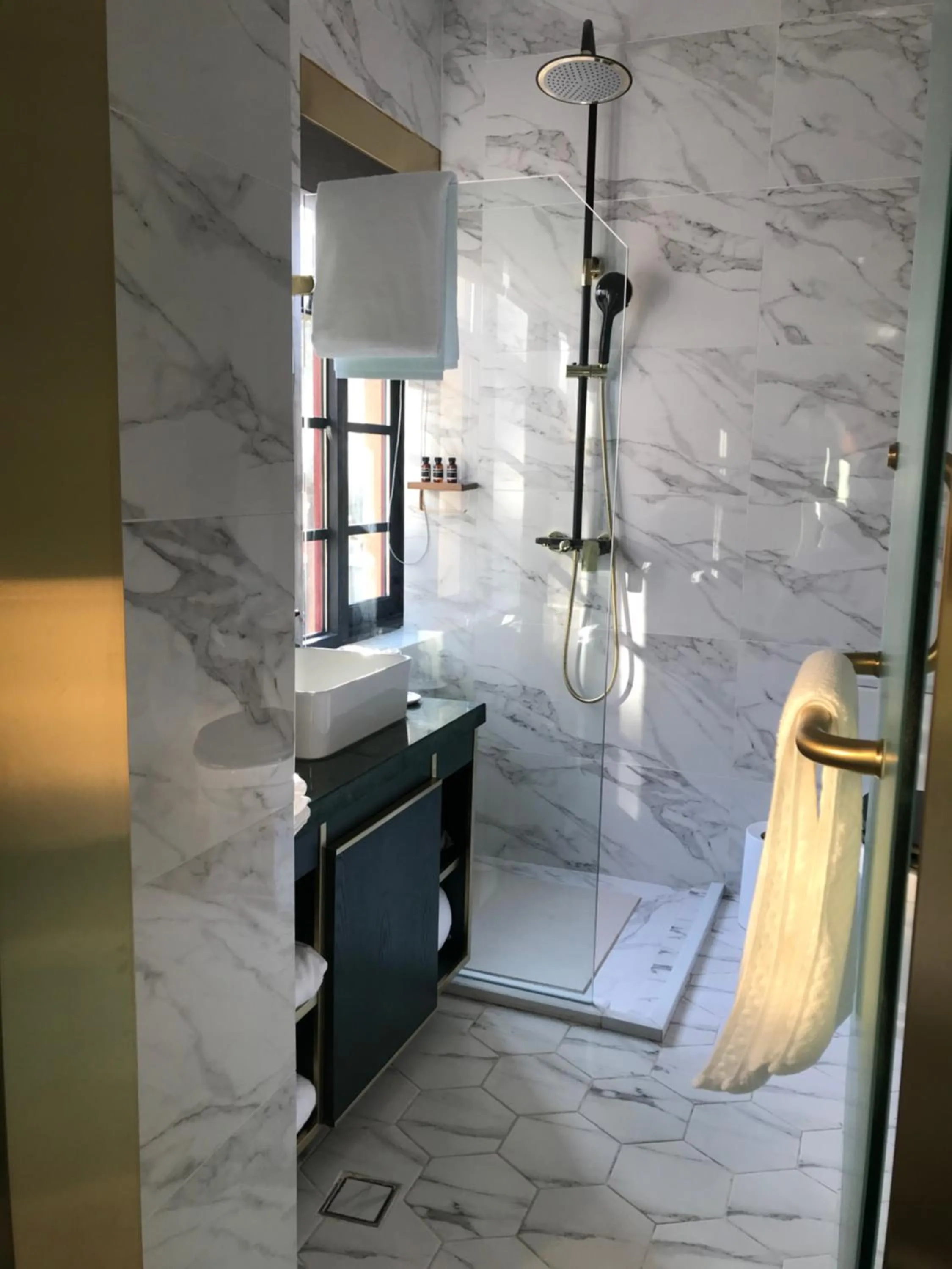 Bathroom in Moon and Chalice Boutique Hotel