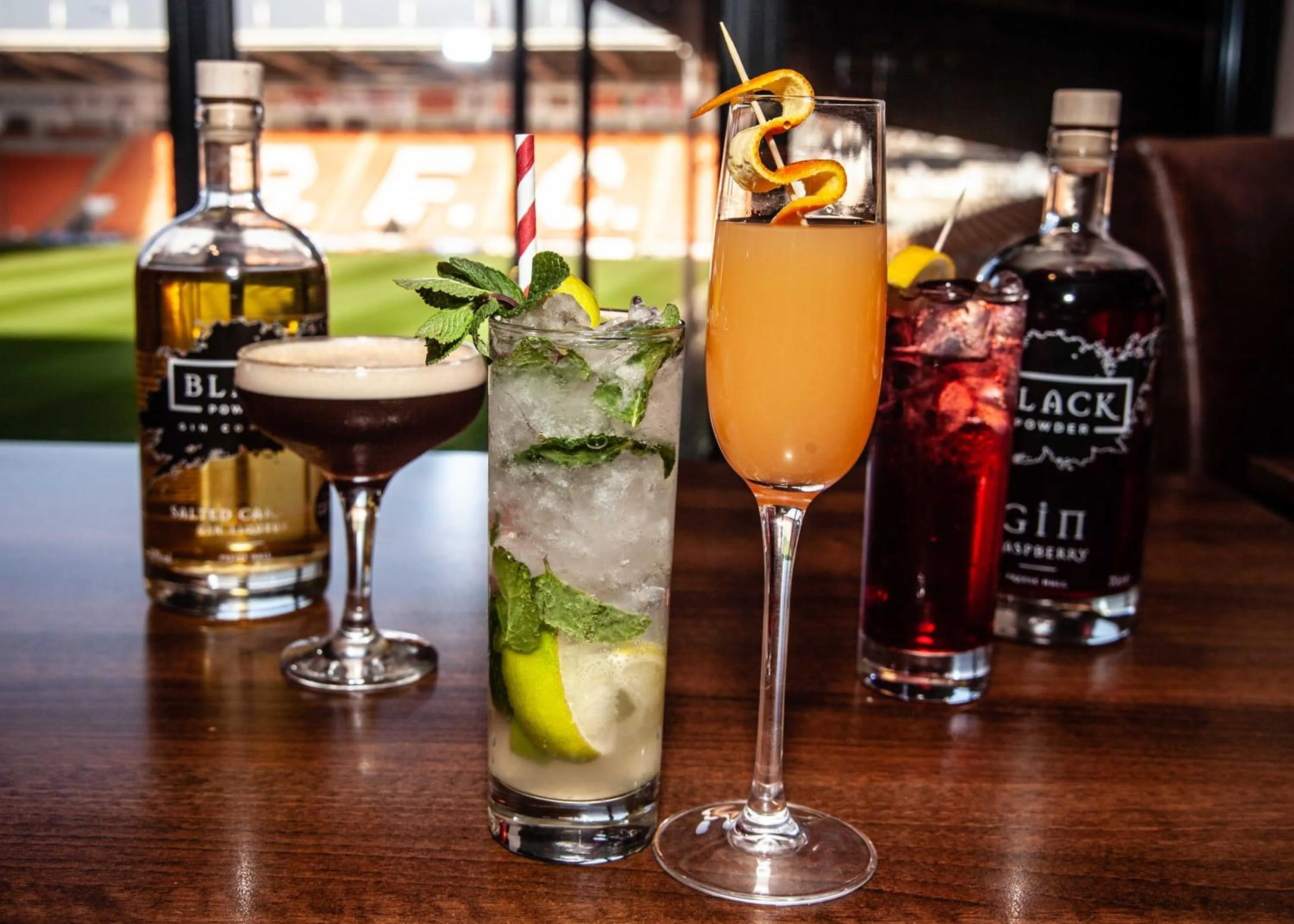Alcoholic drinks in Blackpool Football Club Stadium Hotel, a member of Radisson Individuals