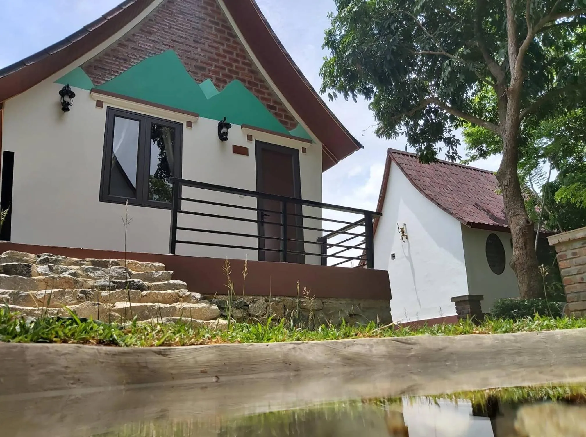 Balcony/Terrace in Tropical Valley Homestay - Villas