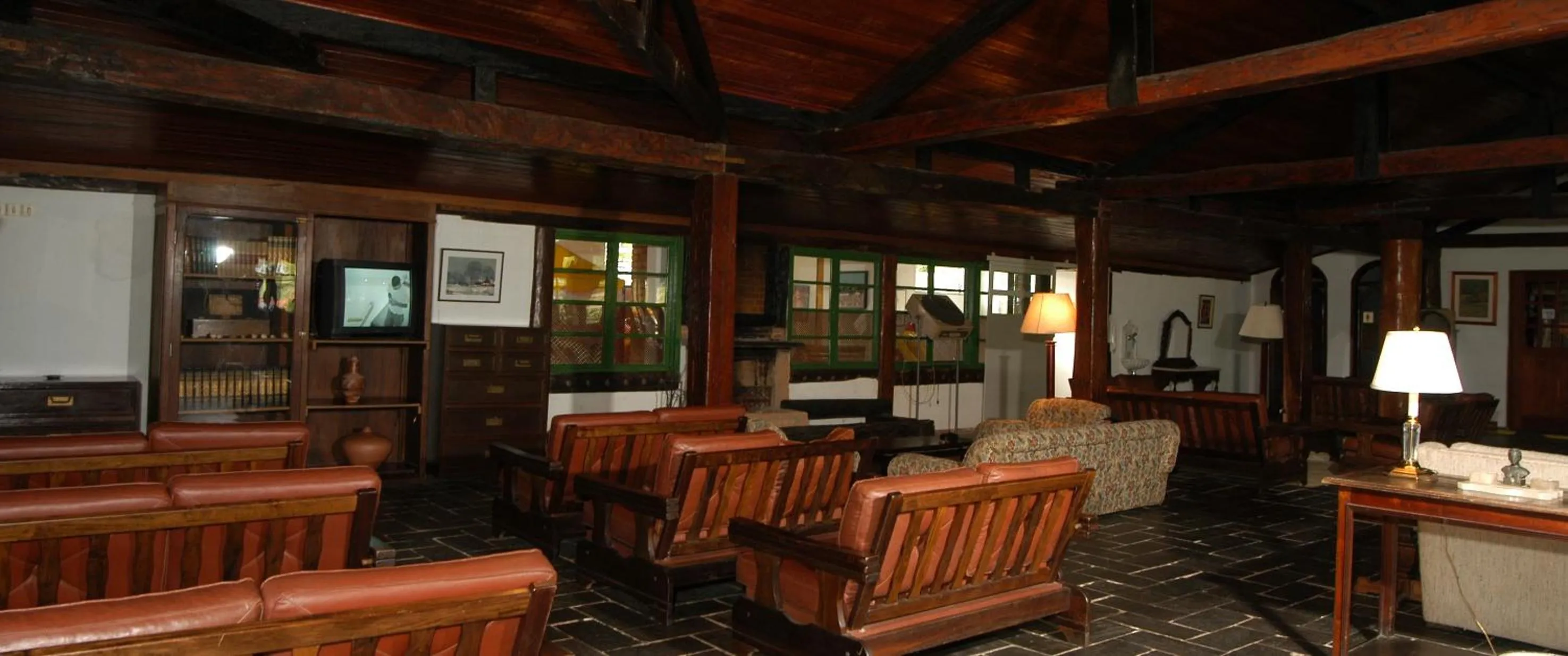 Communal lounge/ TV room in Hotel Fazenda Sete Lagos