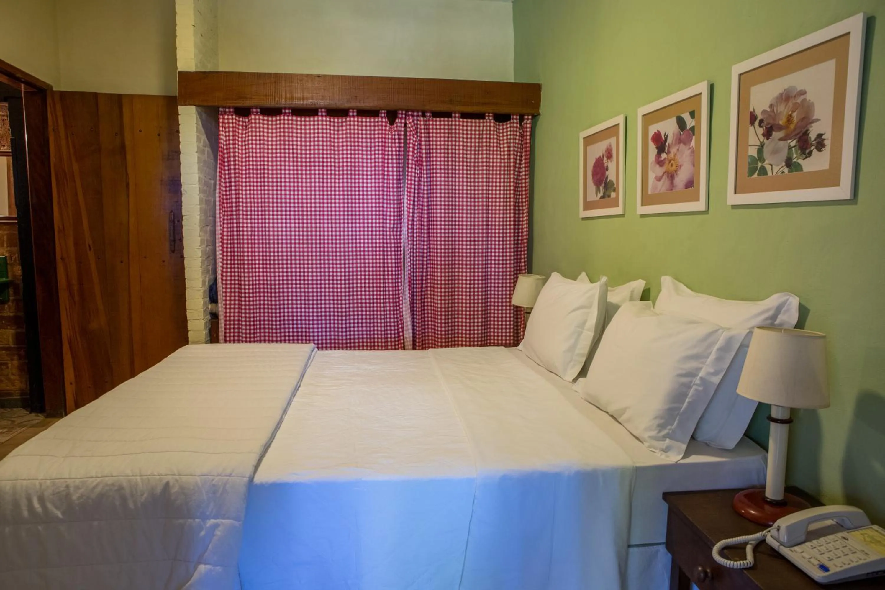 Bed in Hotel Fazenda Sete Lagos