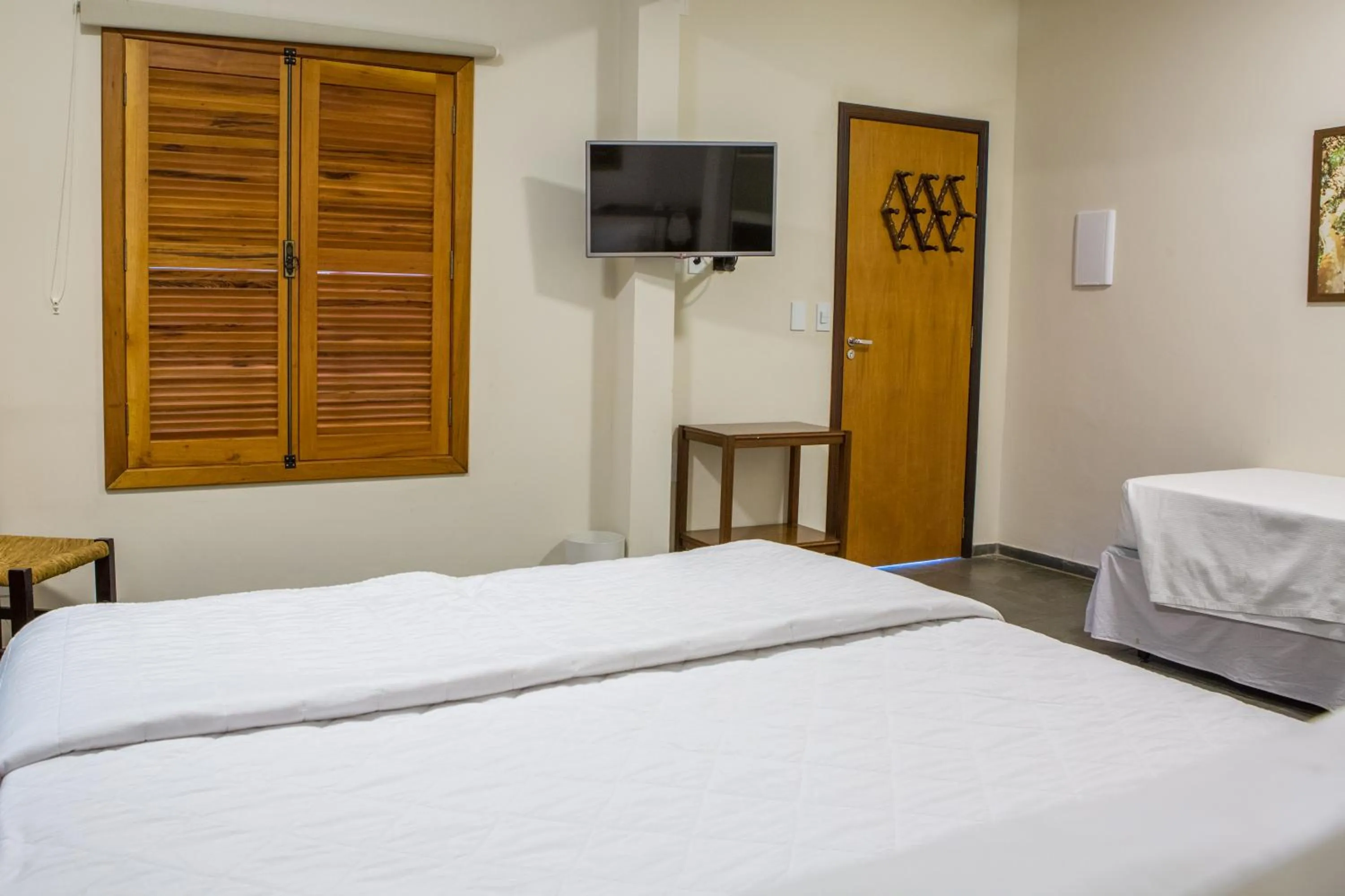 Bed in Hotel Fazenda Sete Lagos