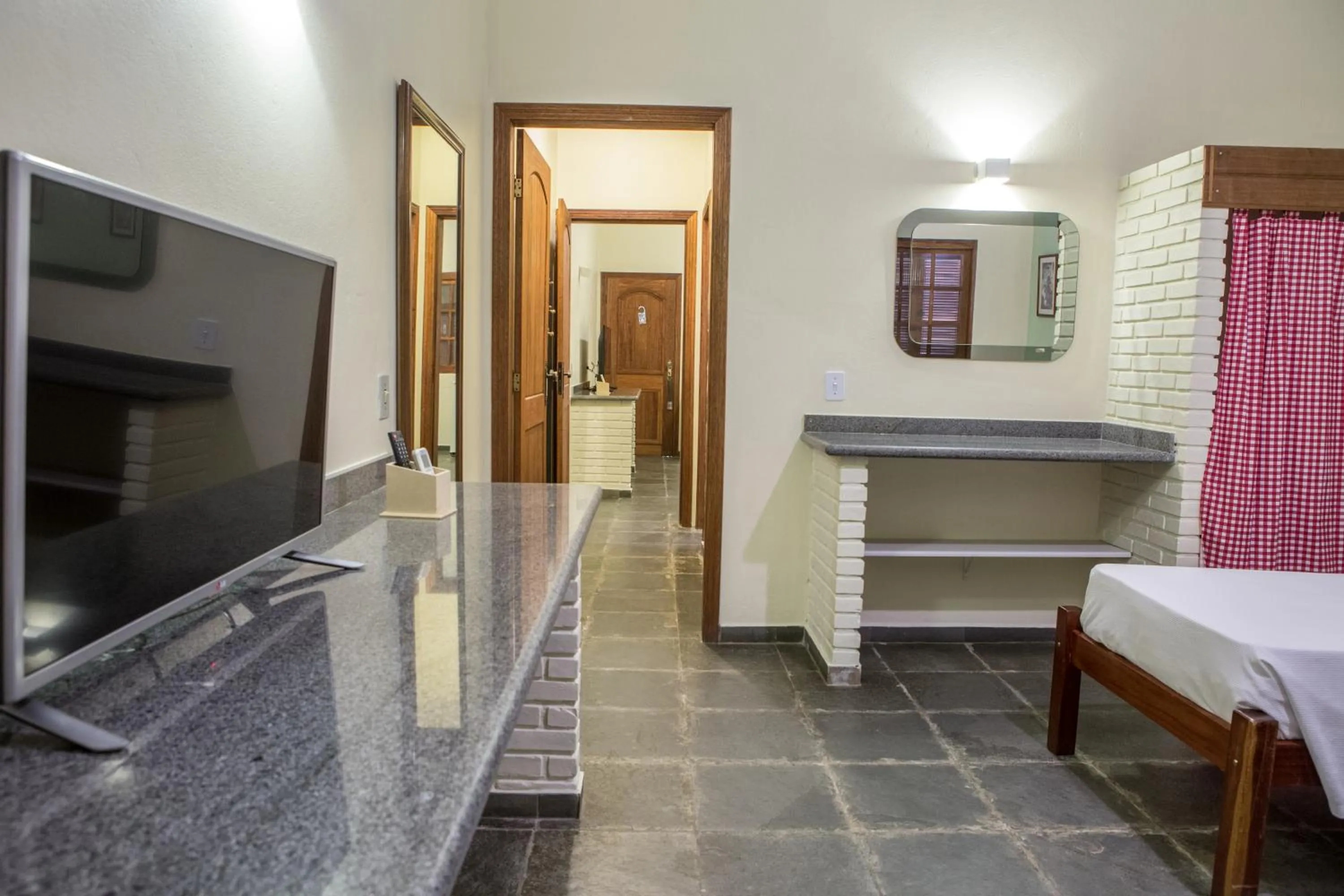 Bed in Hotel Fazenda Sete Lagos