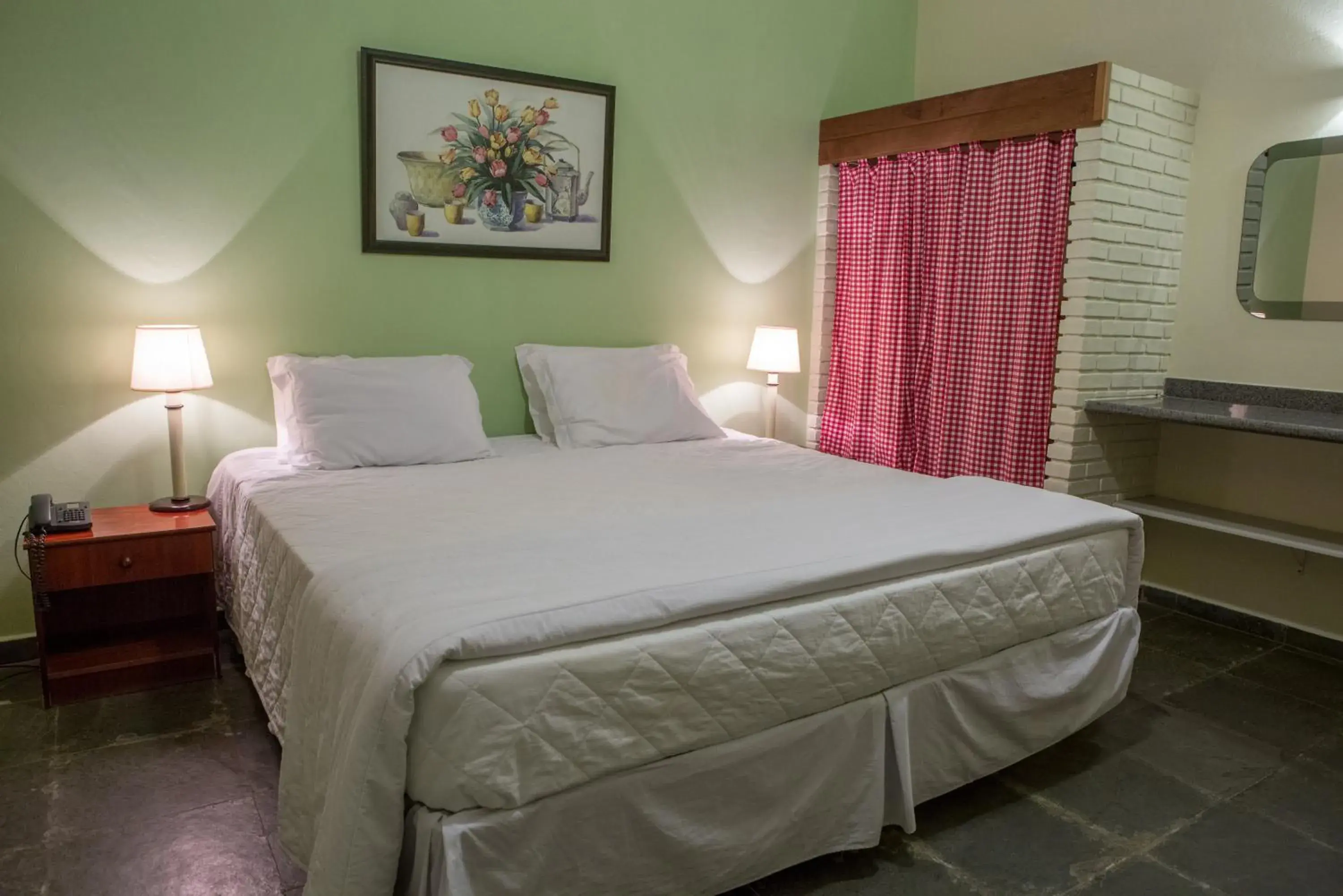 Bed in Hotel Fazenda Sete Lagos Bed in Hotel Fazenda Sete Lagos