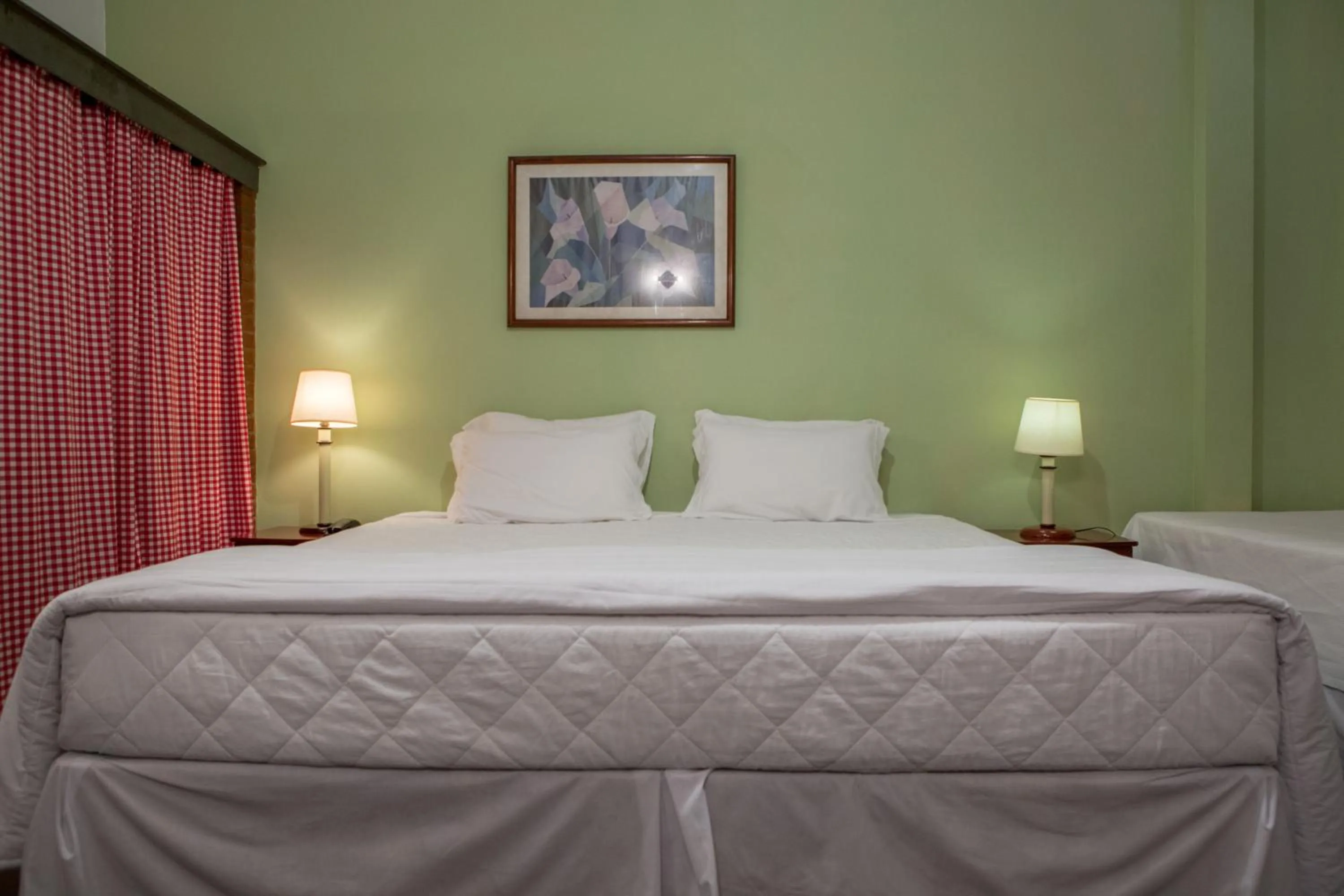 Bed in Hotel Fazenda Sete Lagos