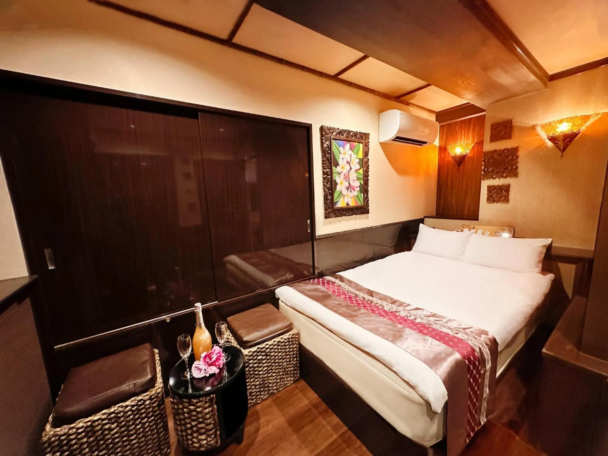 Bed in Hotel Gran Bali Resort