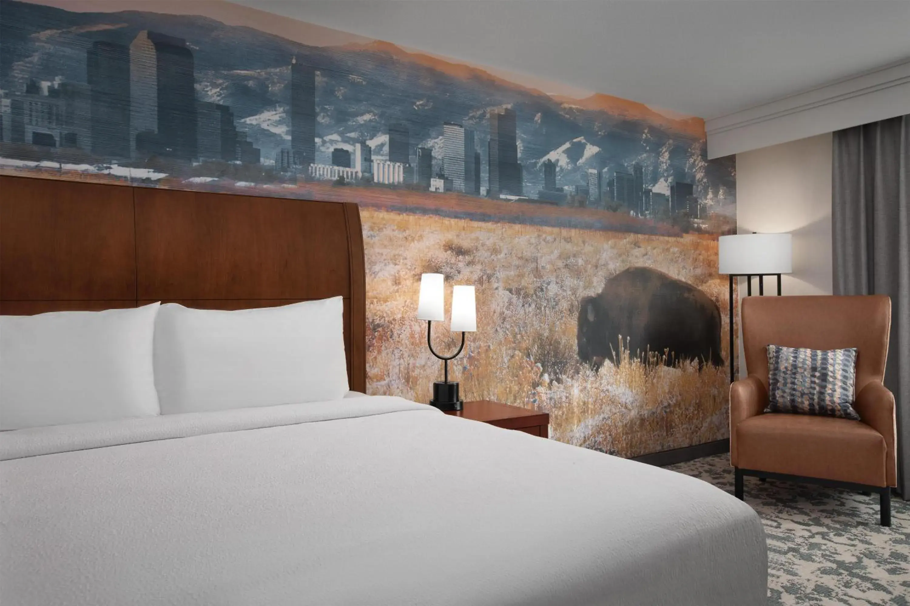 Bed in Hilton Garden Inn Denver Downtown Bed in Hilton Garden Inn Denver Downtown