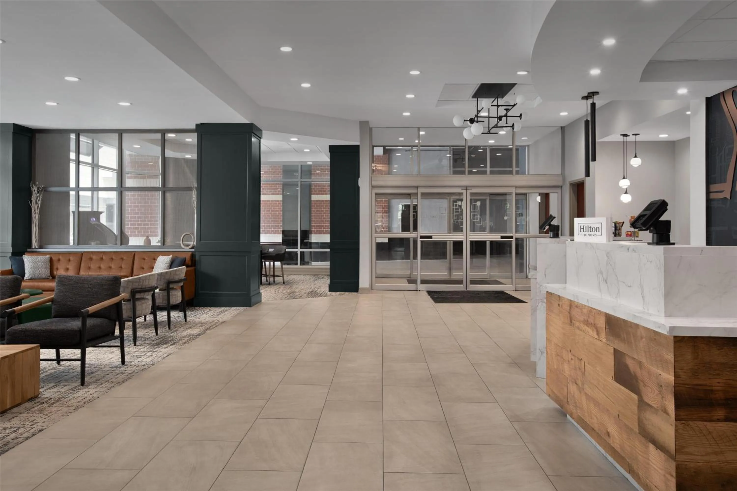 Lobby or reception in Hilton Garden Inn Denver Downtown