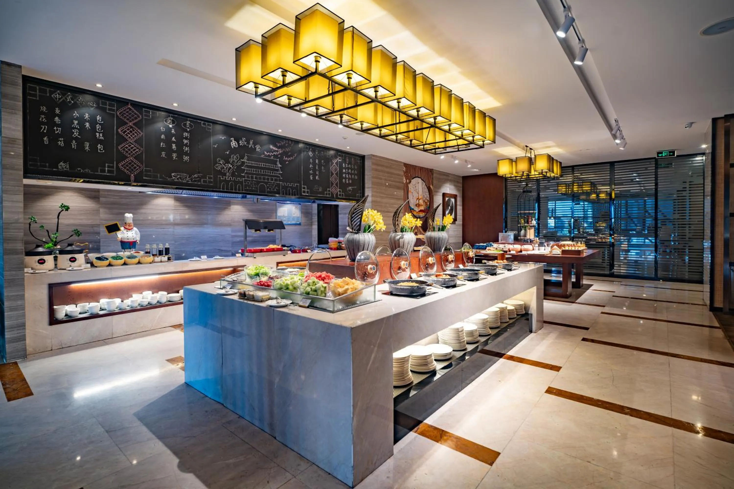 Breakfast in SSAW Boutique Hotel Ningbo CBD - Family Friendly & Business Travel