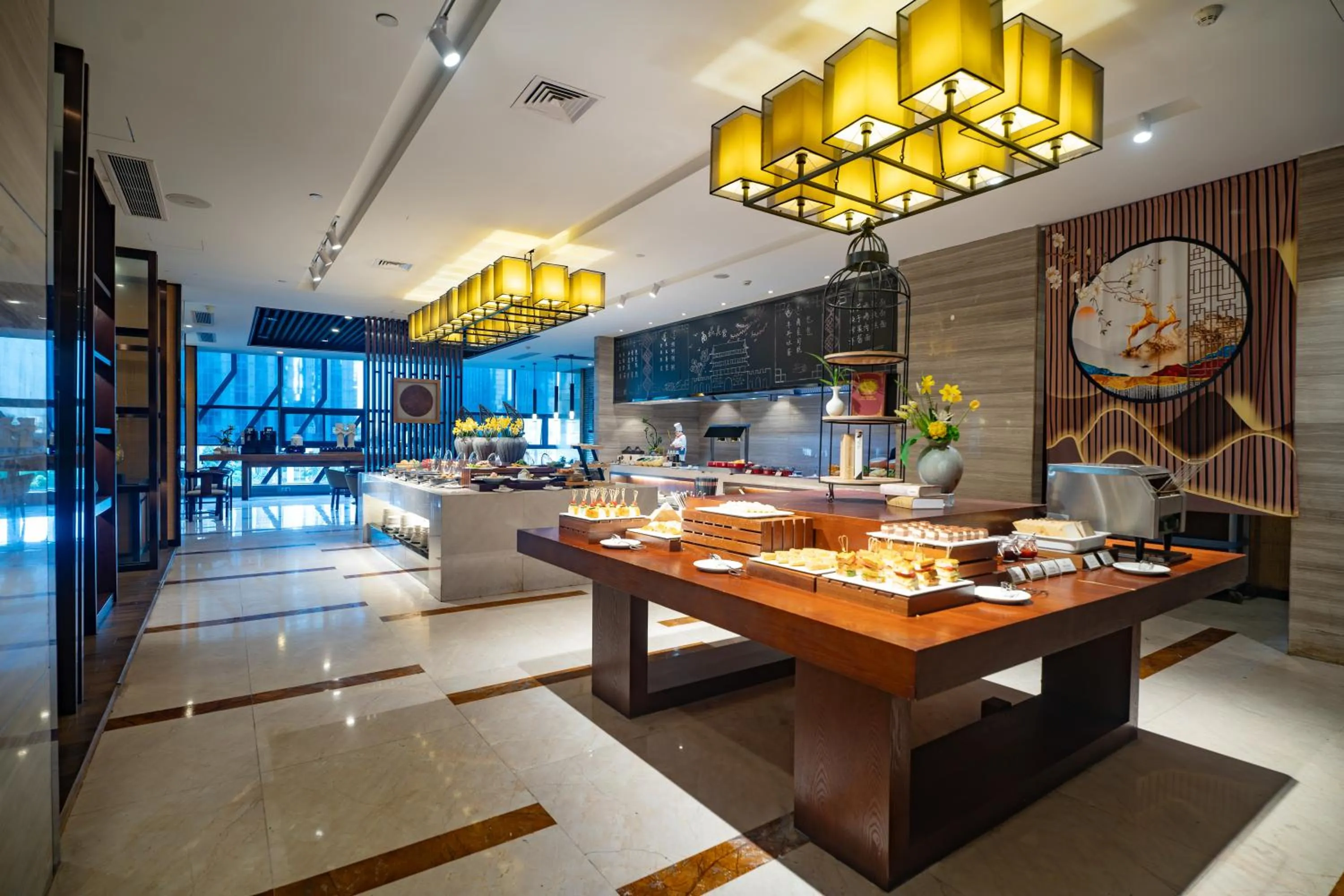 Breakfast in SSAW Boutique Hotel Ningbo CBD - Family Friendly & Business Travel