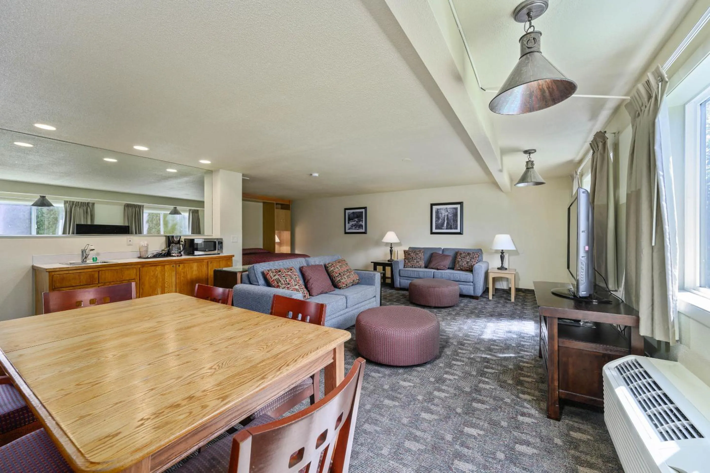 Living room in Cocusa Motel