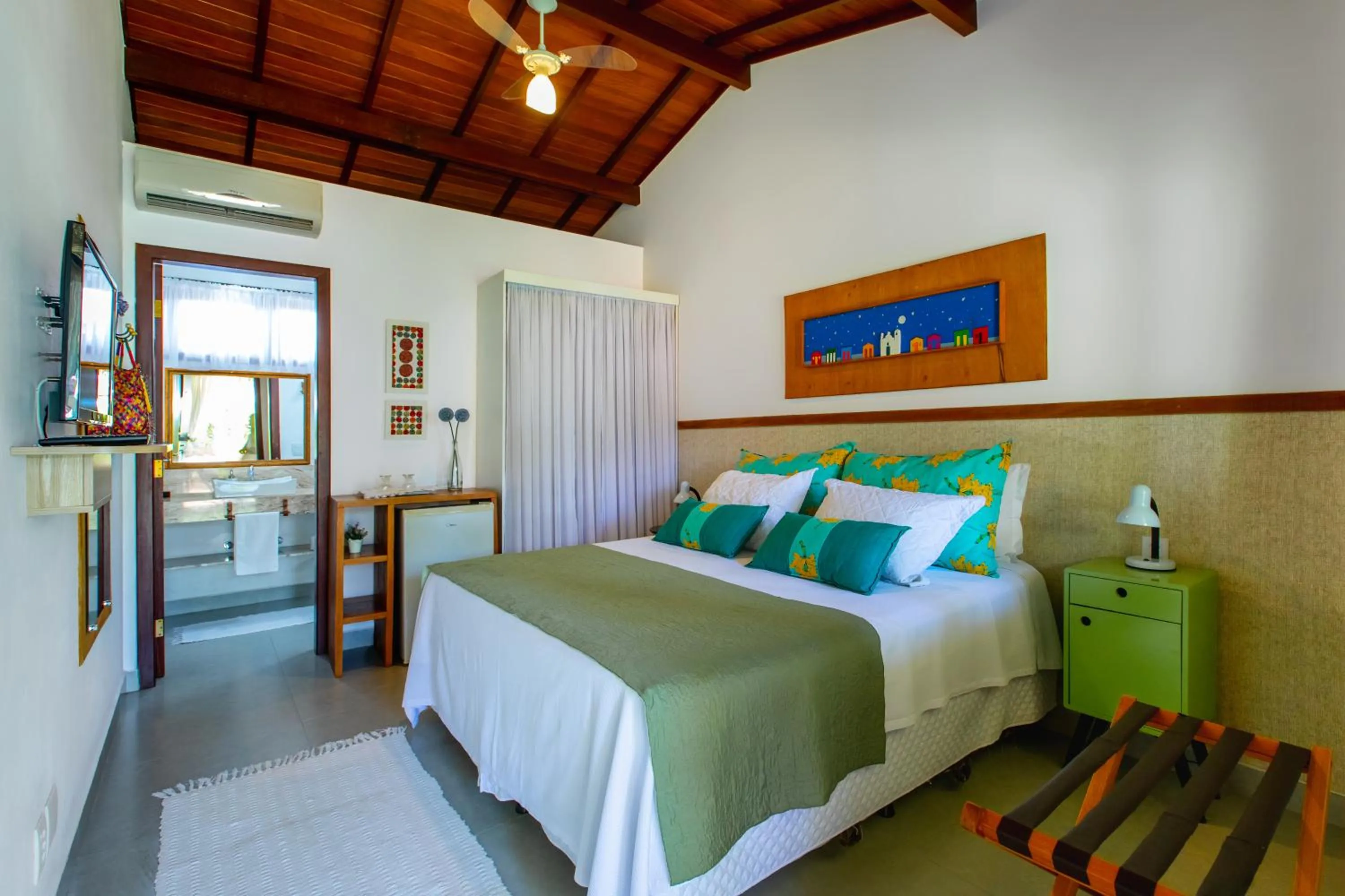 Bed in Pousada Recanto do Arraial