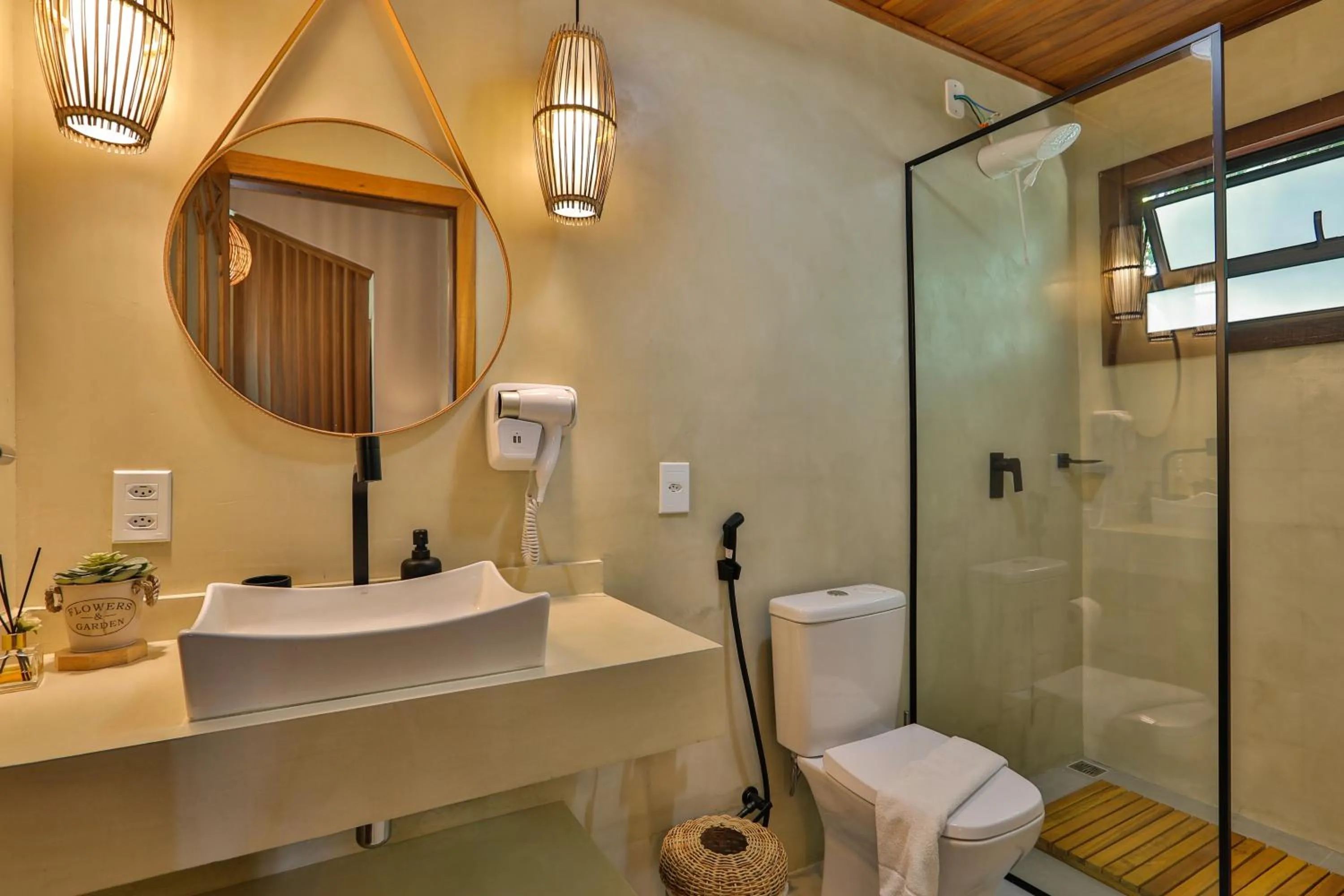 Bathroom in Pousada Recanto do Arraial