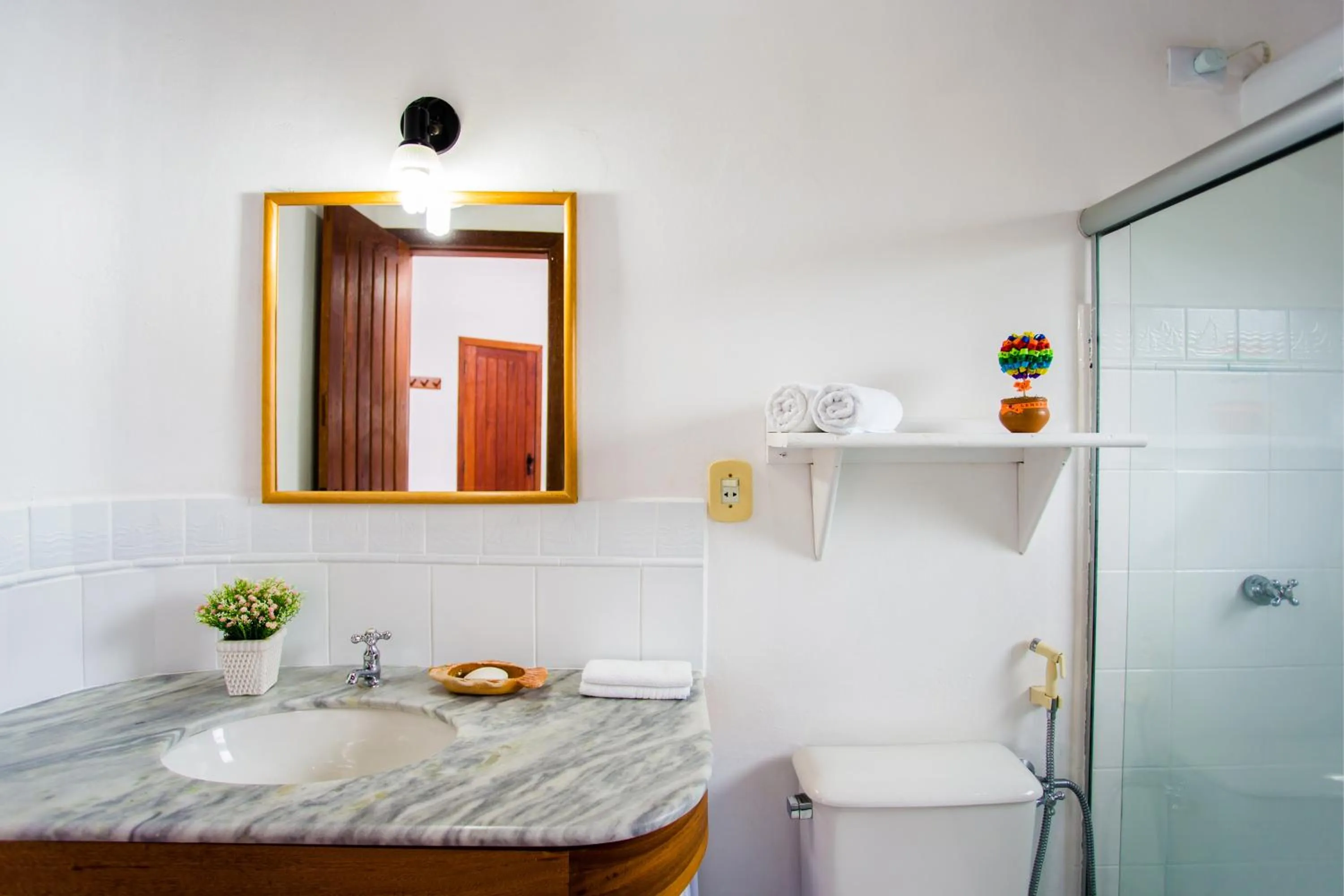 Bathroom in Pousada Recanto do Arraial