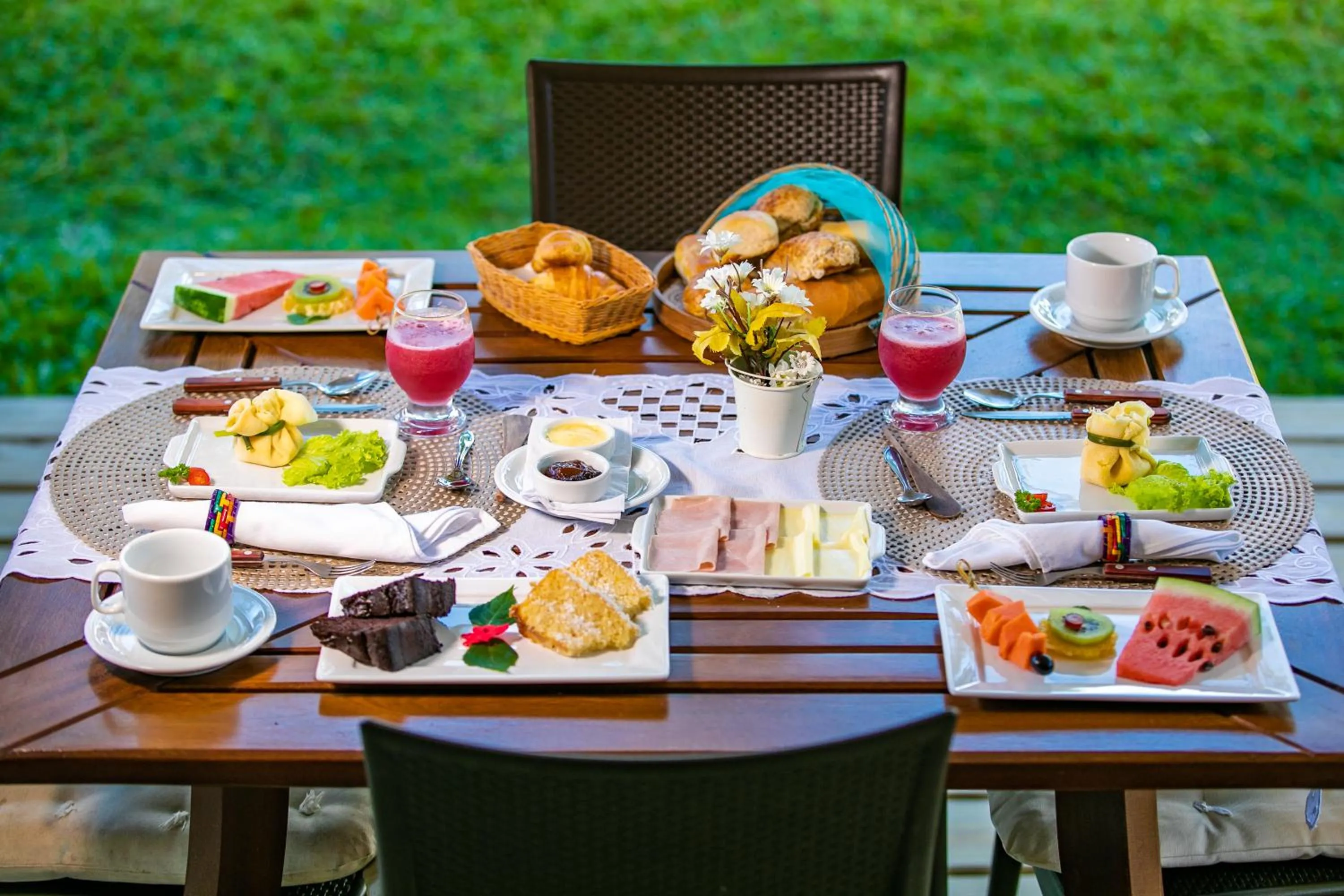 Dining area in Pousada Recanto do Arraial