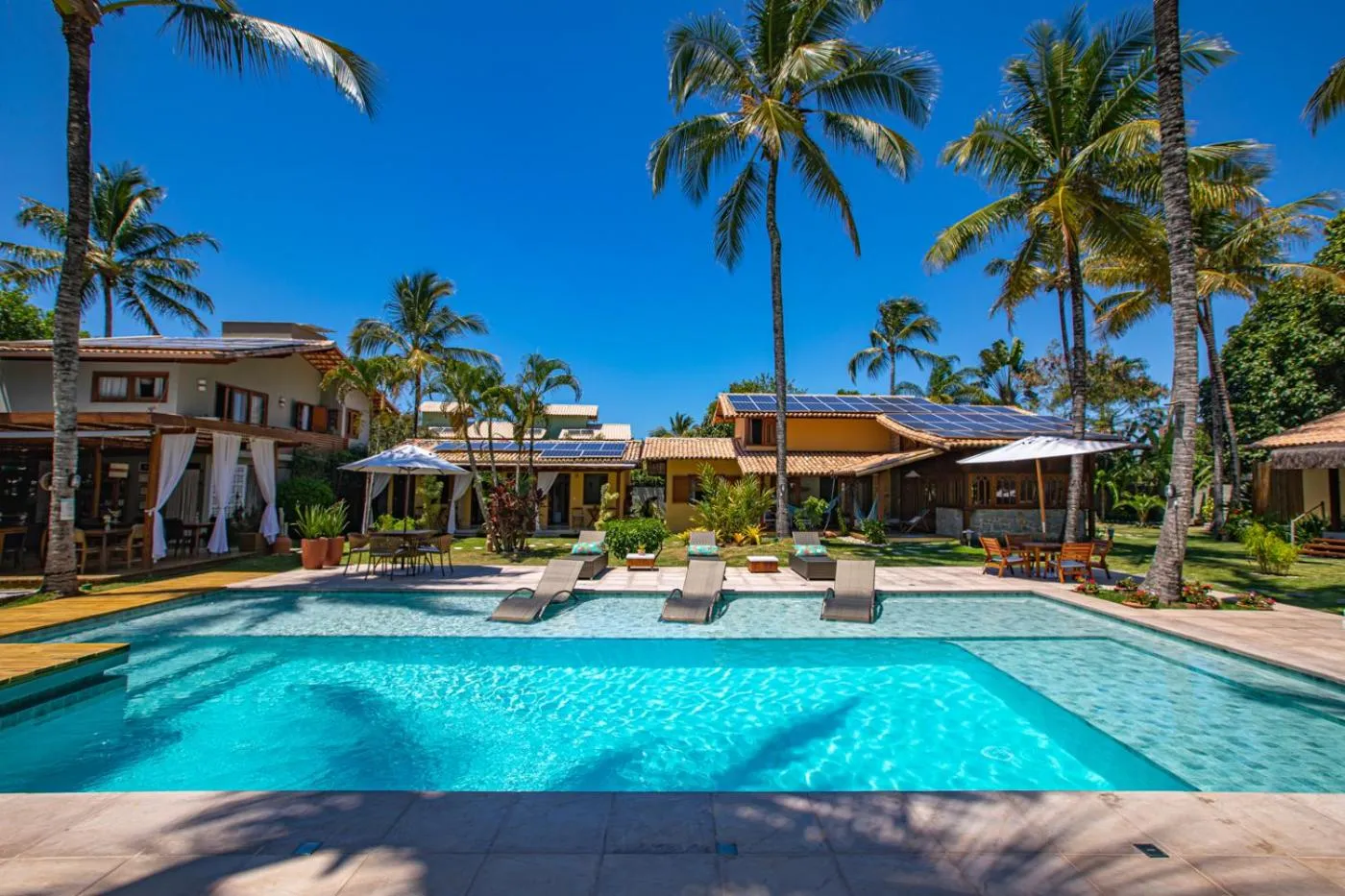 Pool view in Pousada Recanto do Arraial