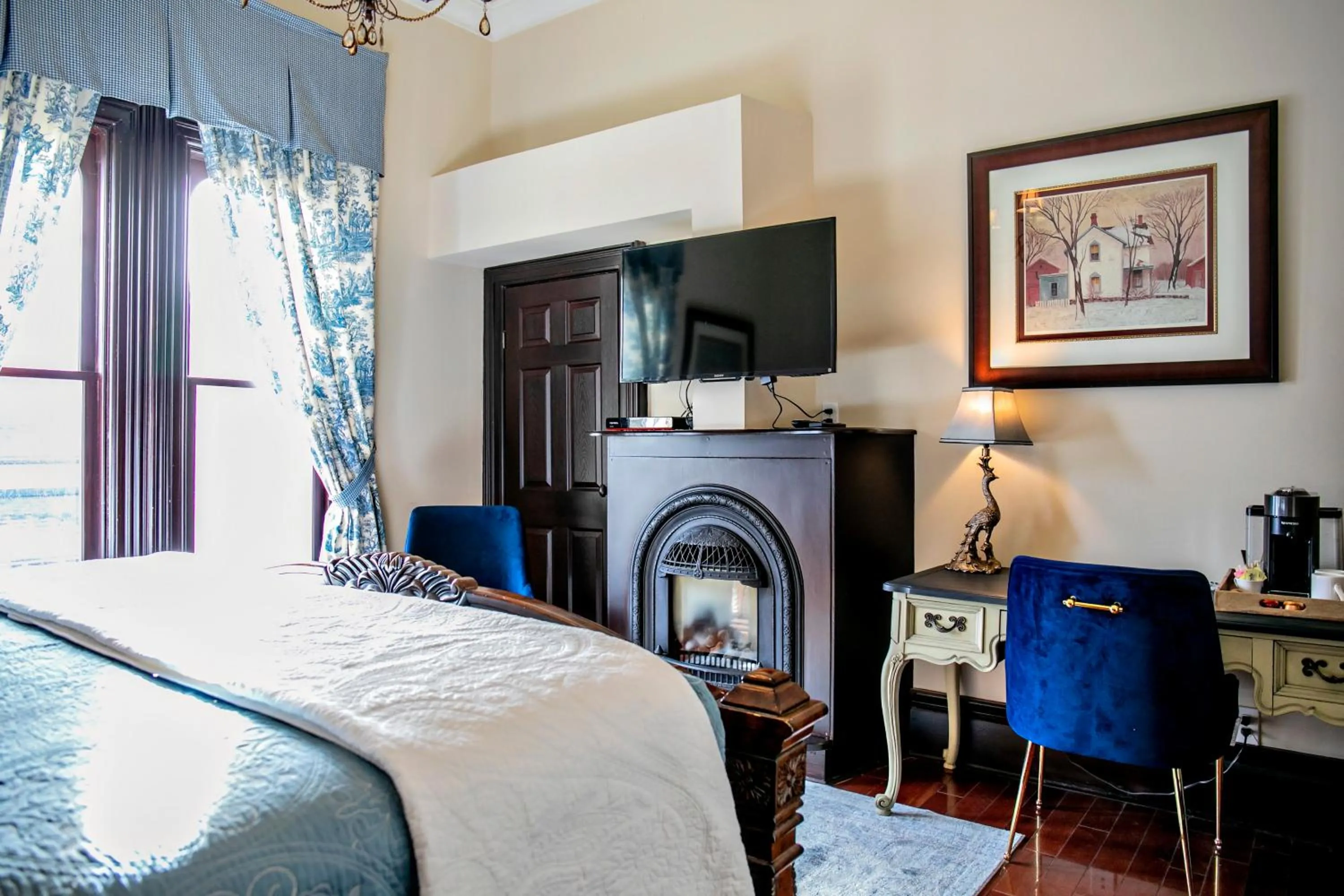 Bed in Puddicombe House