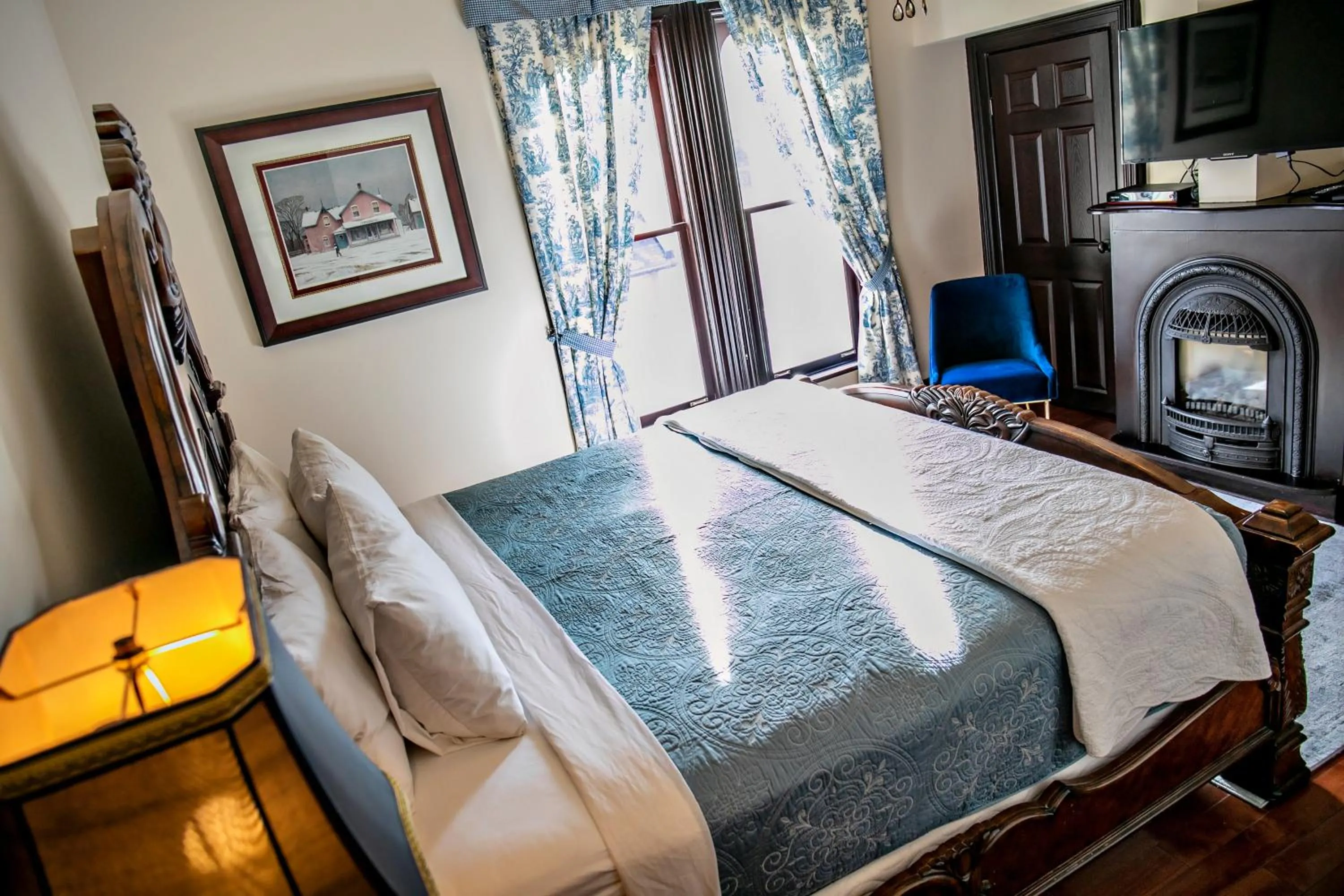 Bed in Puddicombe House