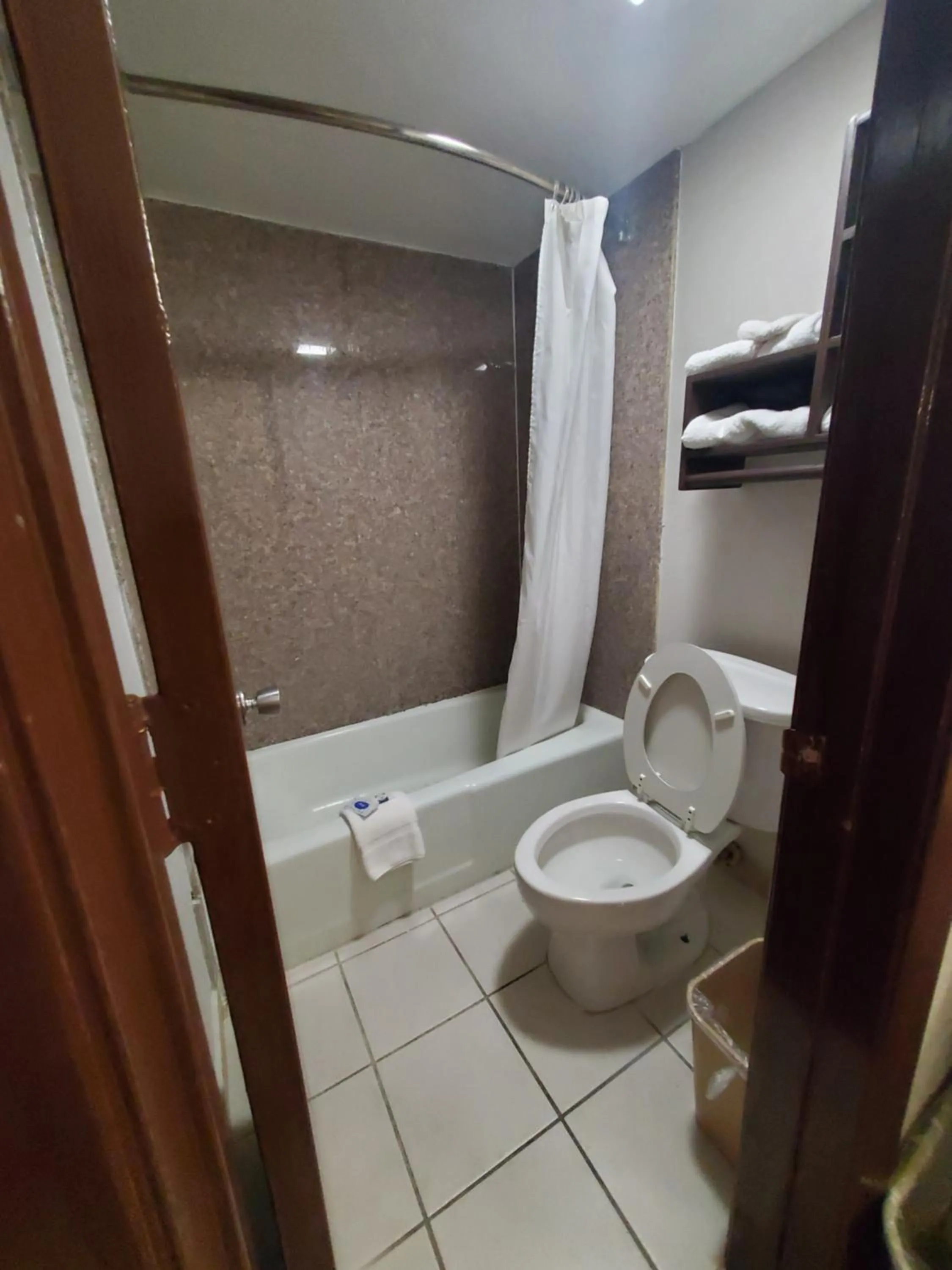 Toilet in Welcome Inn