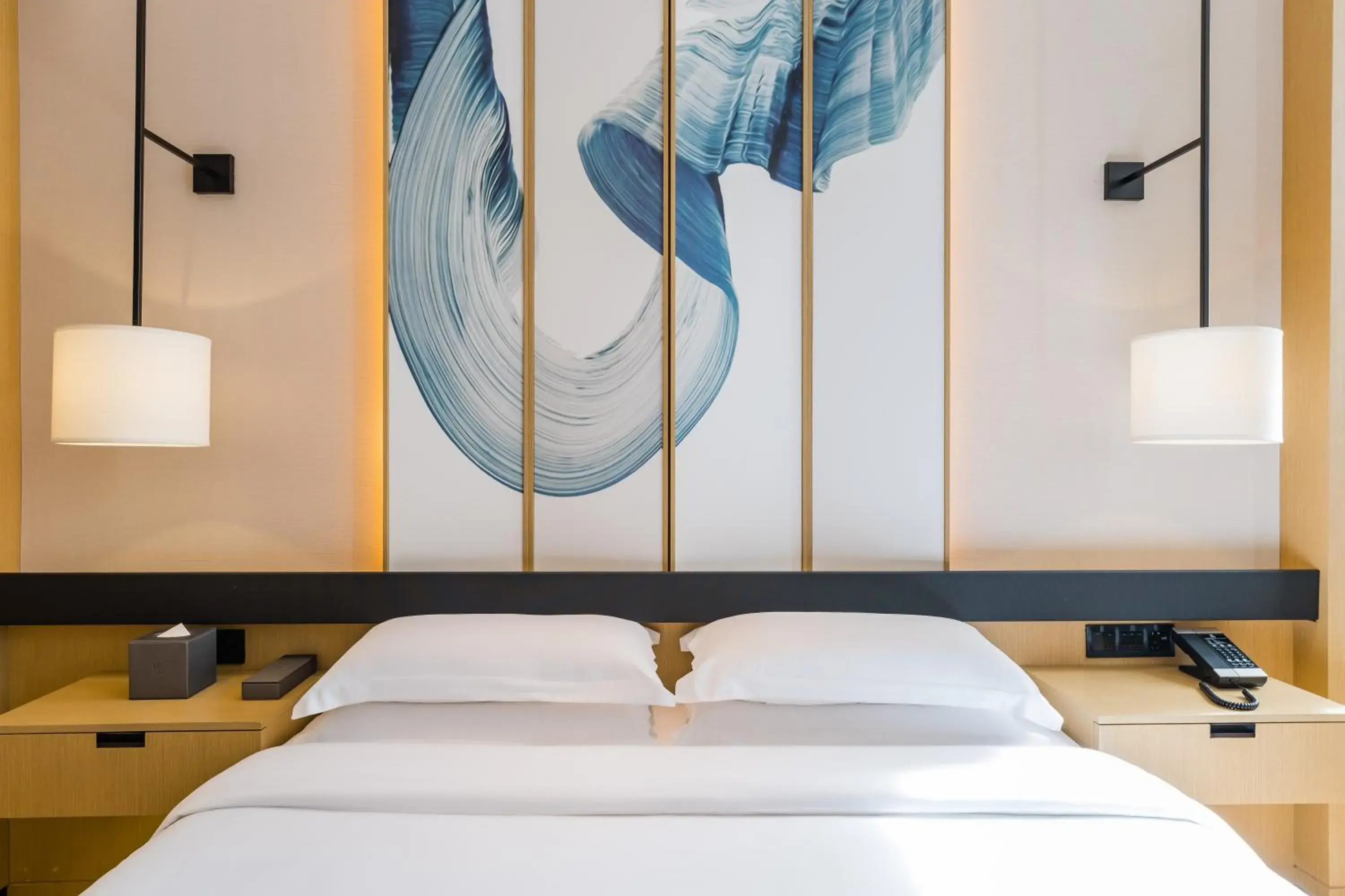 Bedroom, Bed in Yun He Ye Bo Hotel (Shanghai International Tourist Resort Wild Animal Park) Bedroom, Bed in Yun He Ye Bo Hotel (Shanghai International Tourist Resort Wild Animal Park)