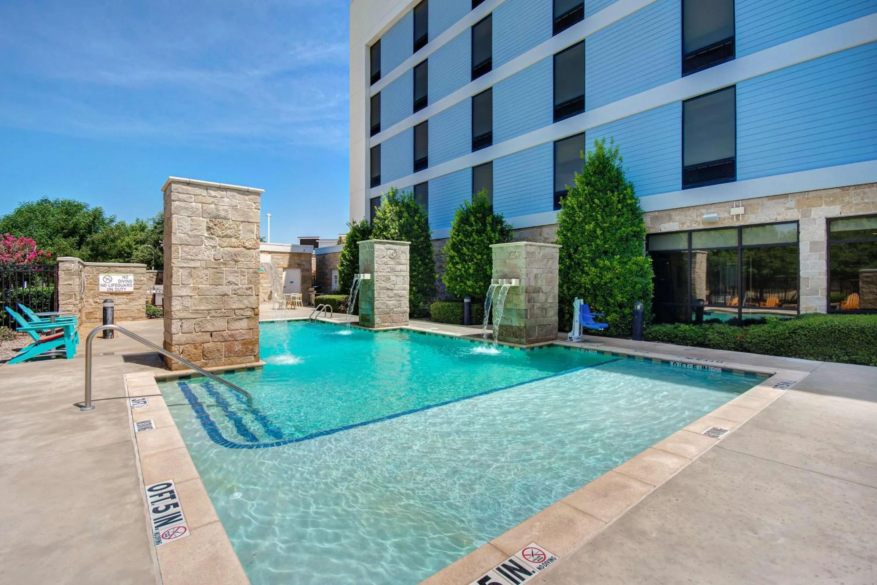 Pool view in Home2 Suites Dallas-Frisco