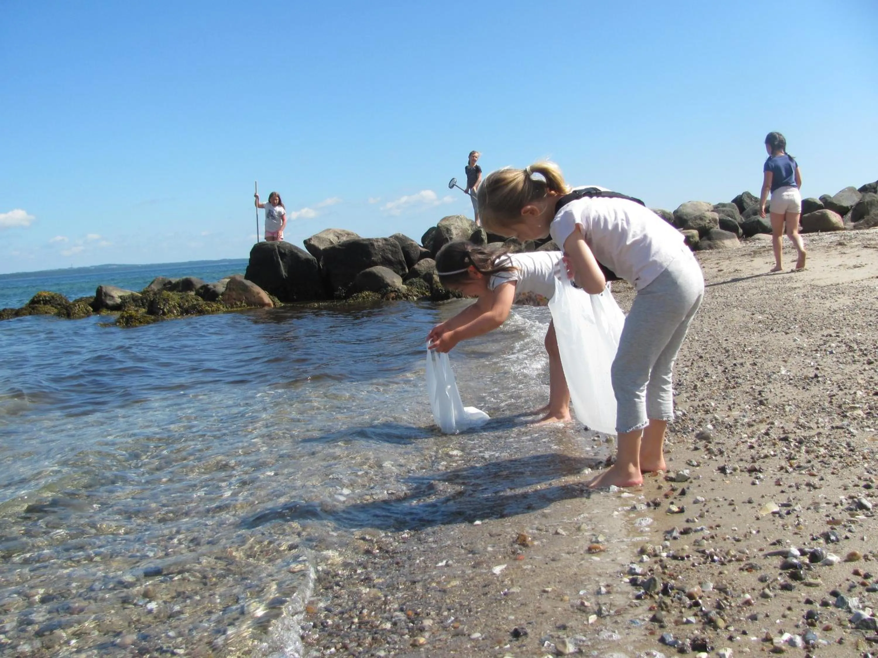 Beach in Dancamps Trelde Naes (Camp Site)