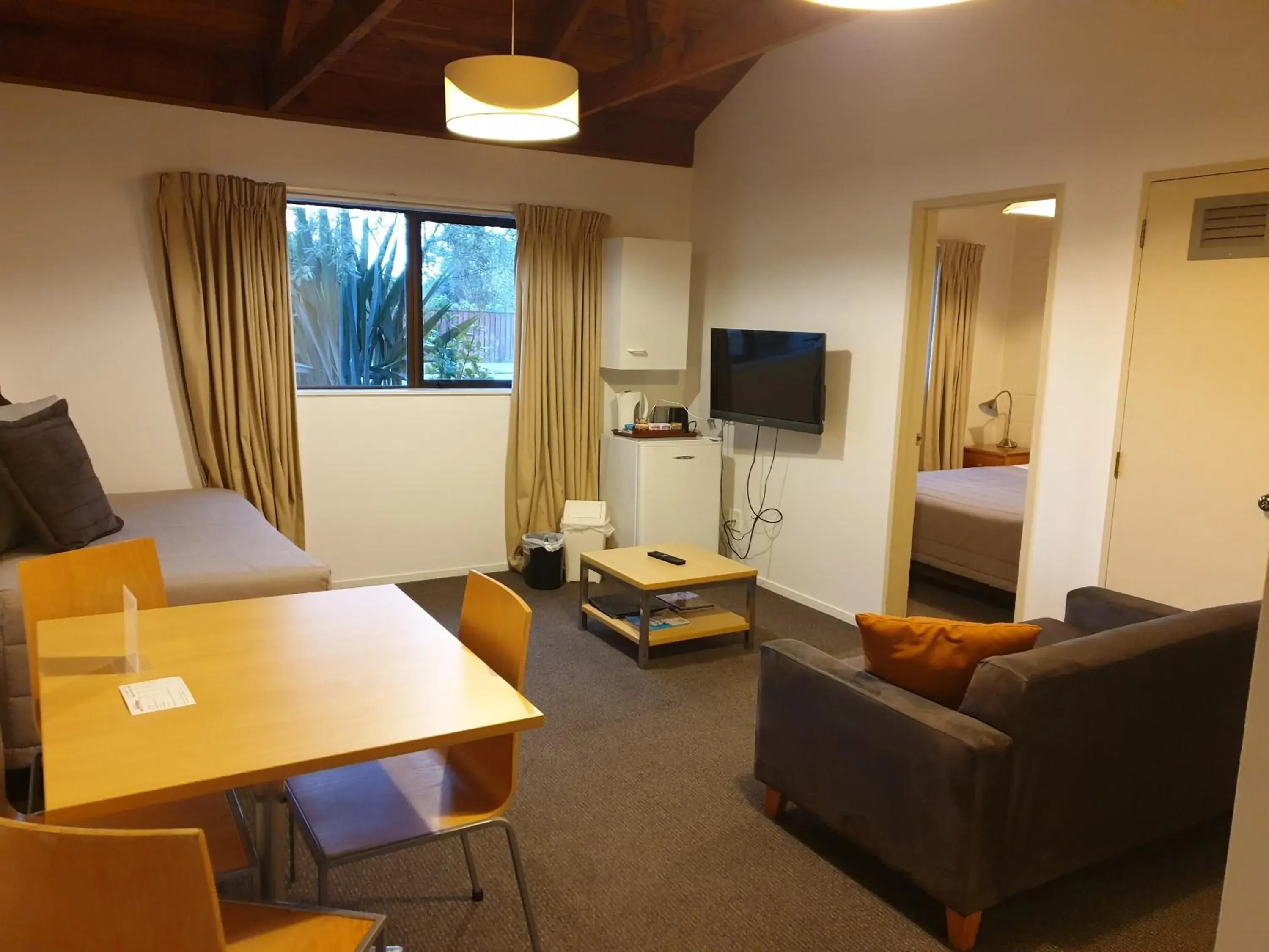 Living room in The Hobbit Motorlodge Living room in The Hobbit Motorlodge