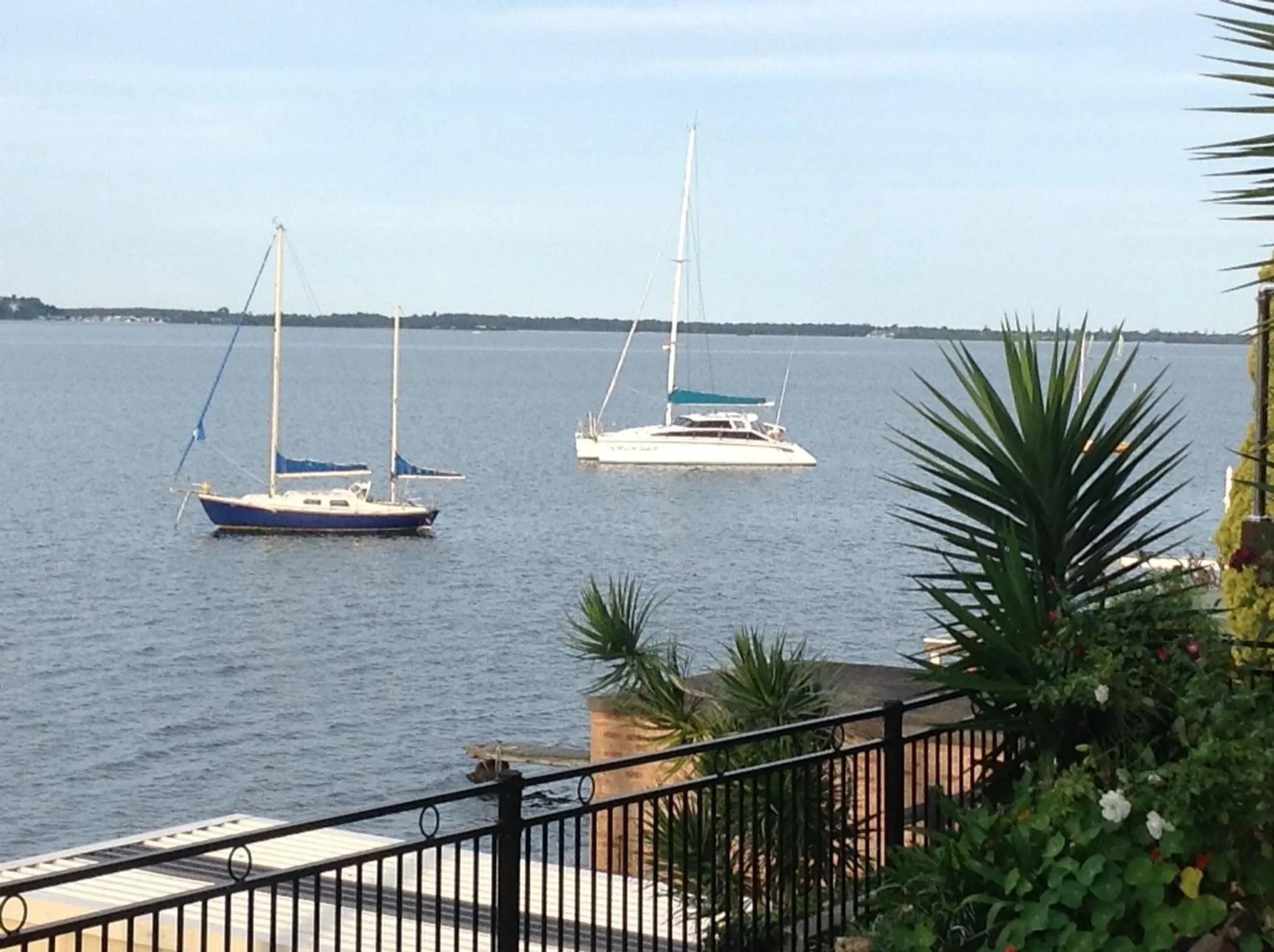 Lake view in Overnight Reflections B&B