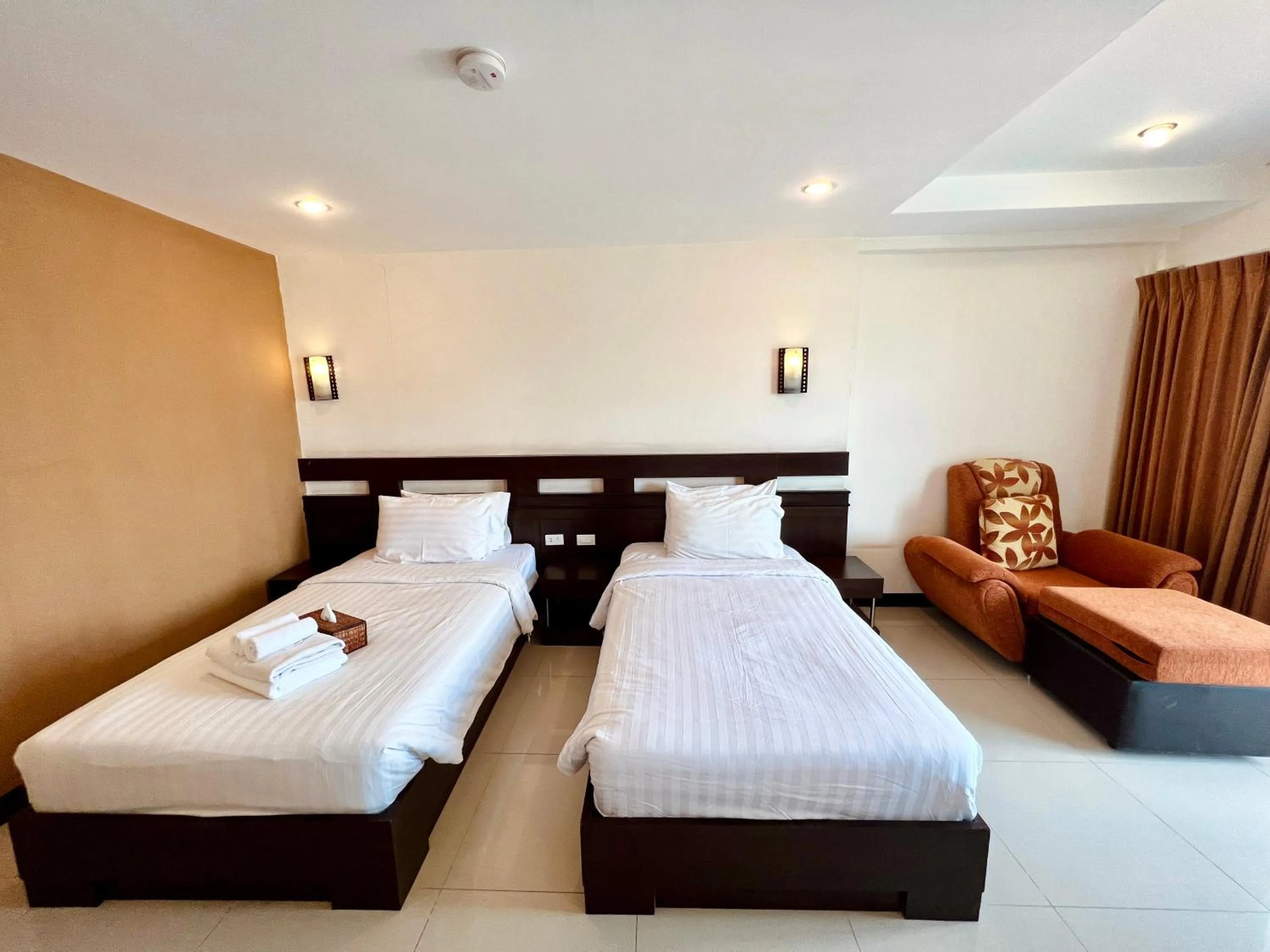 Bed in Hotel La Villa Khon Kaen