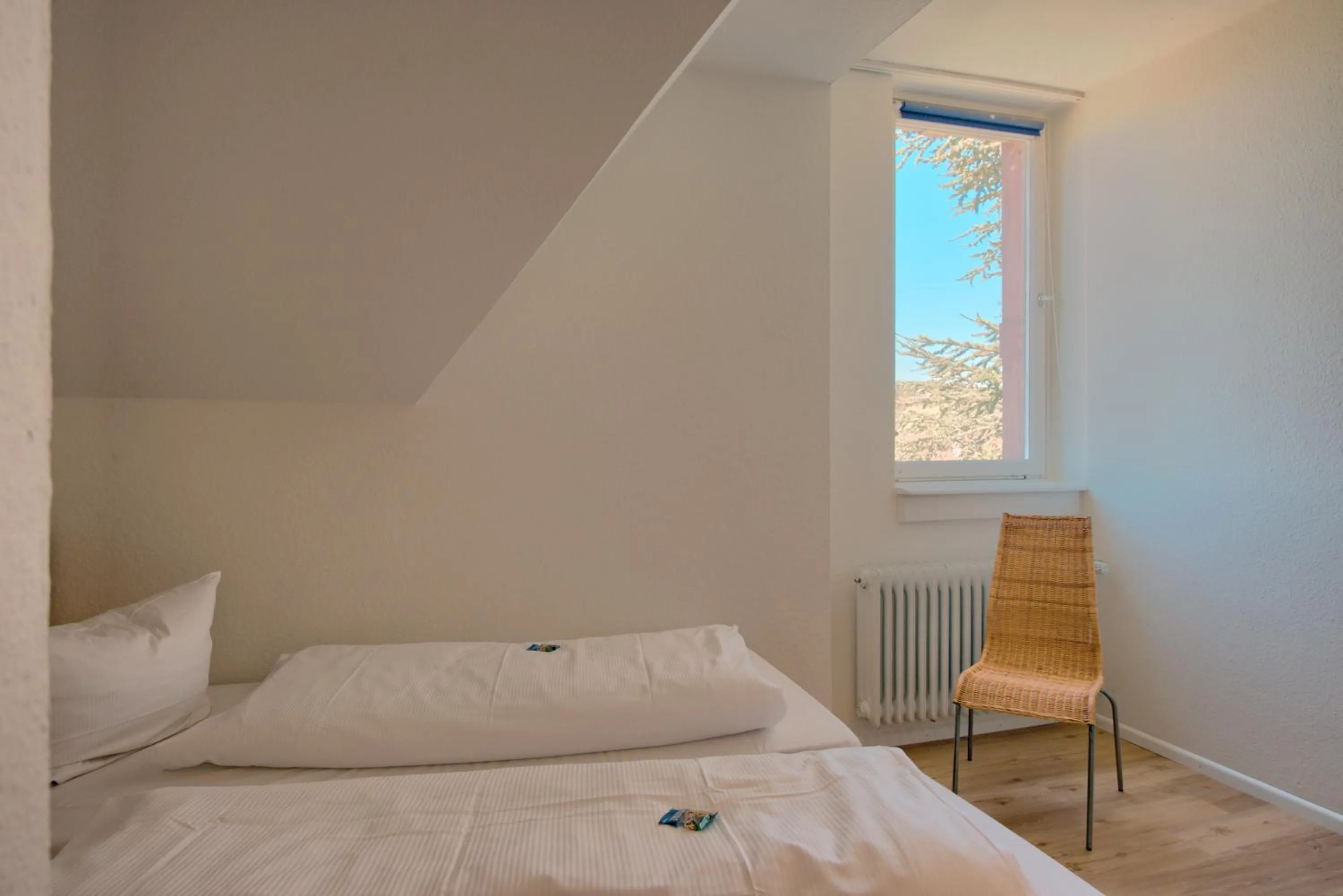 Bed in Gästehaus Goethe