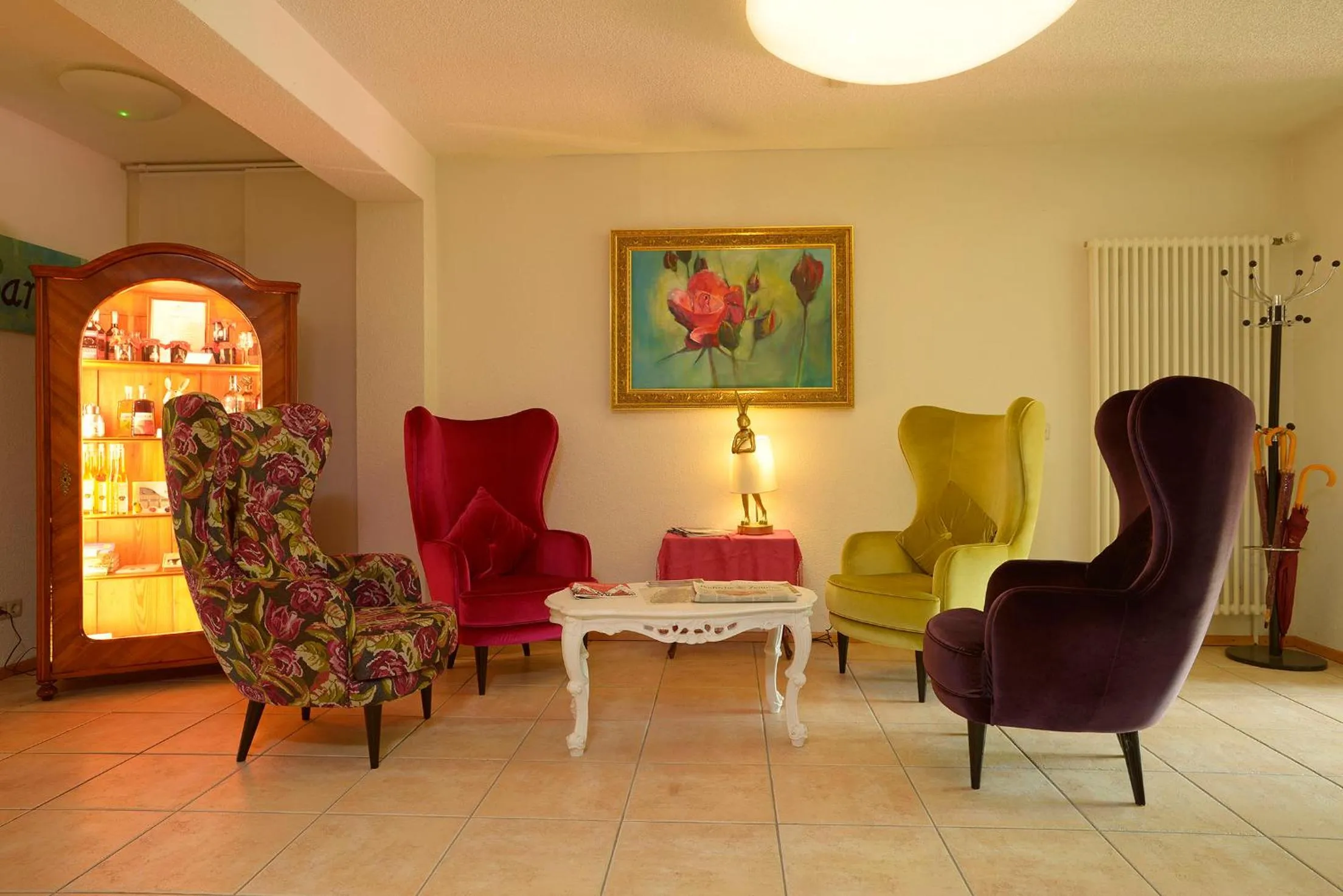 Lobby or reception in Gästehaus Goethe