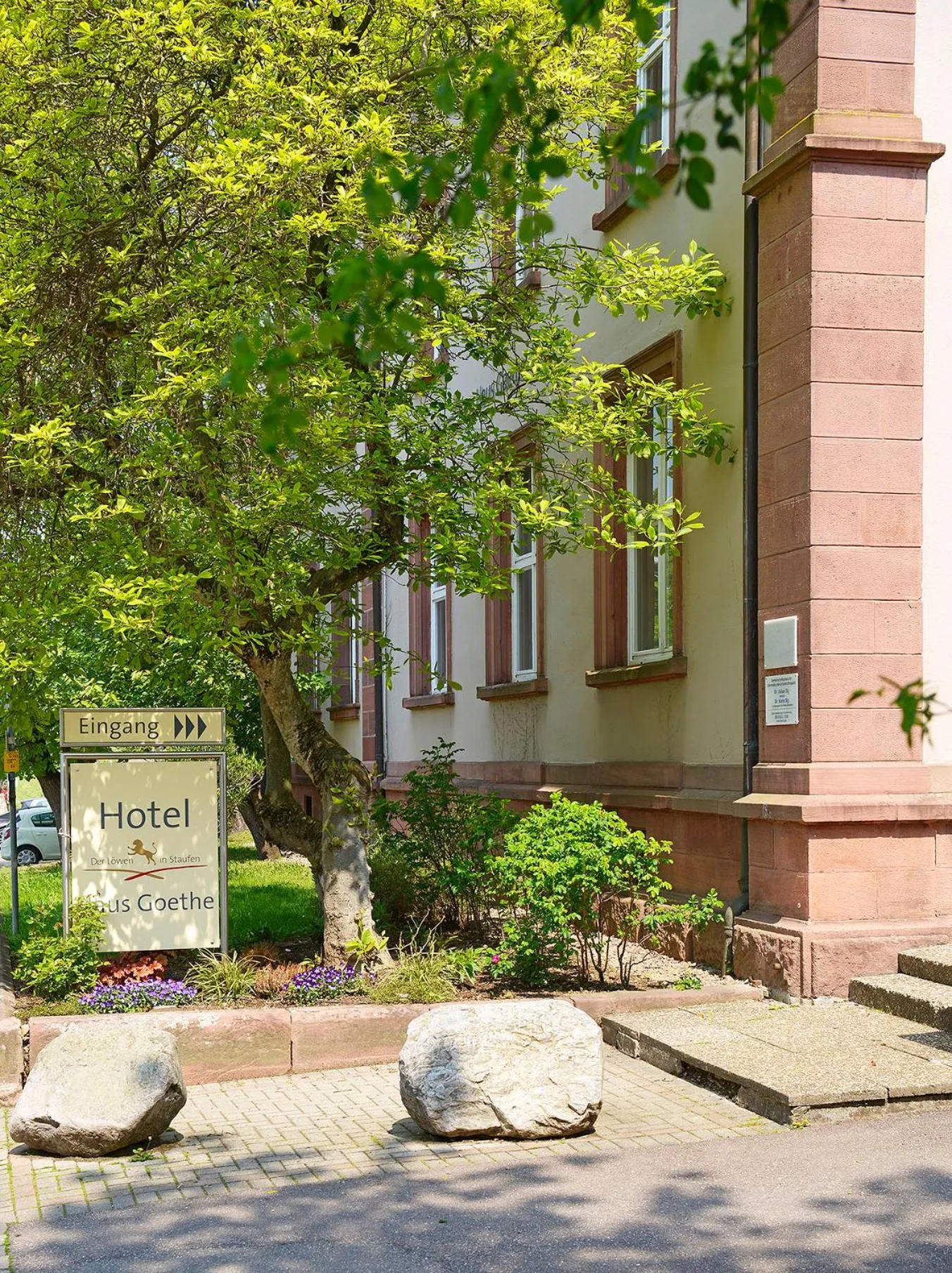 Property building in Gästehaus Goethe