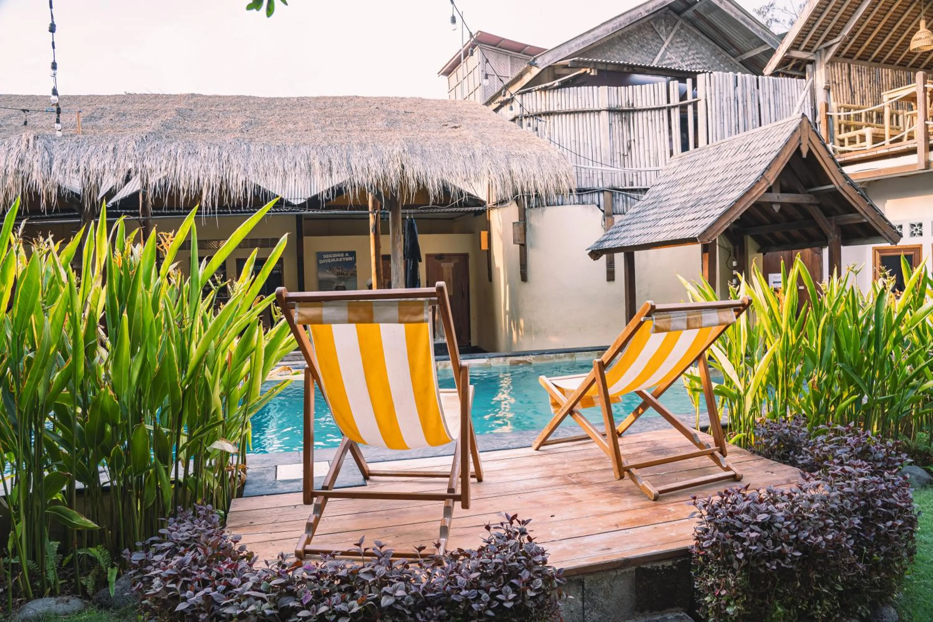 Property building in Gili Divers Hotel