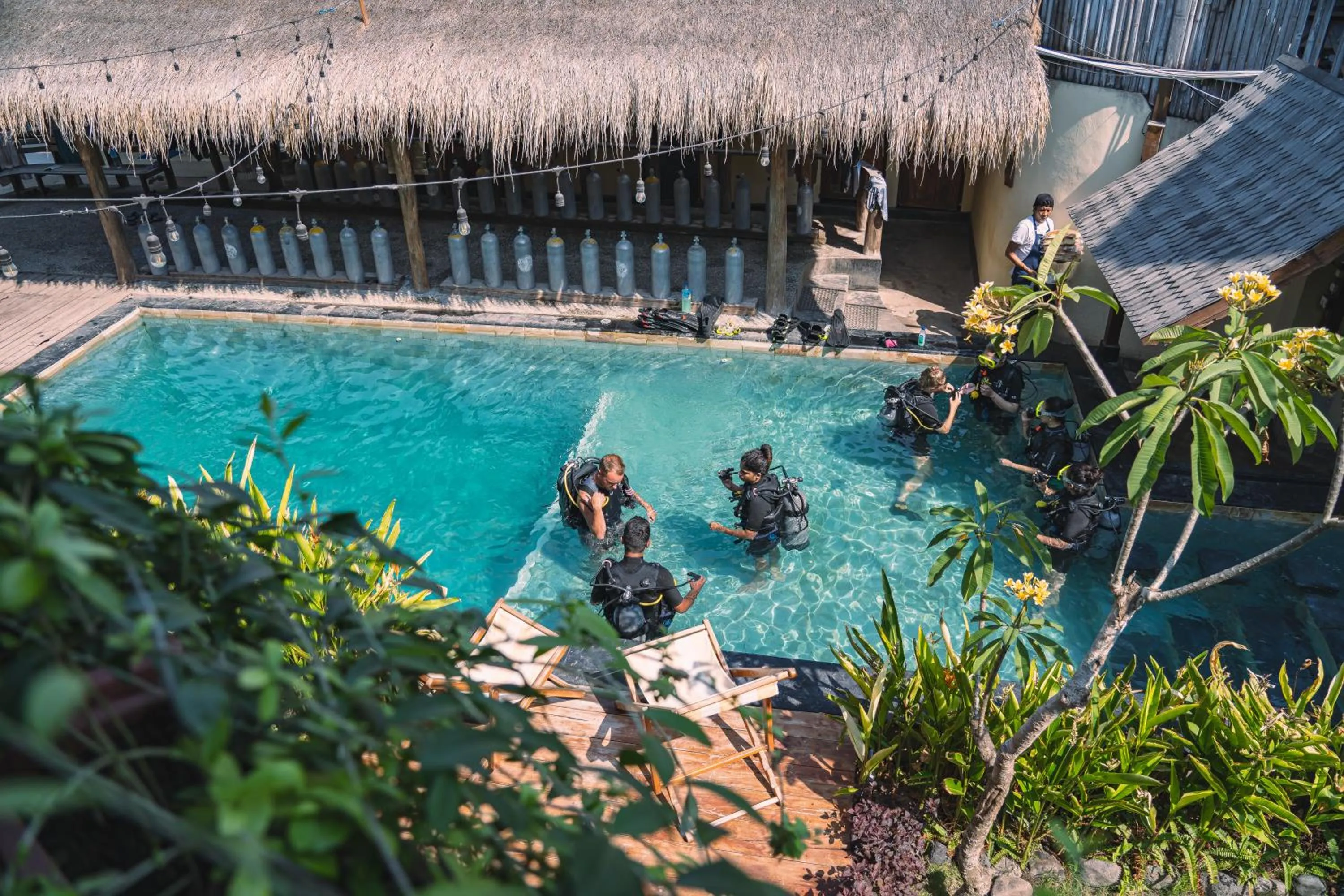 Day in Gili Divers Hotel