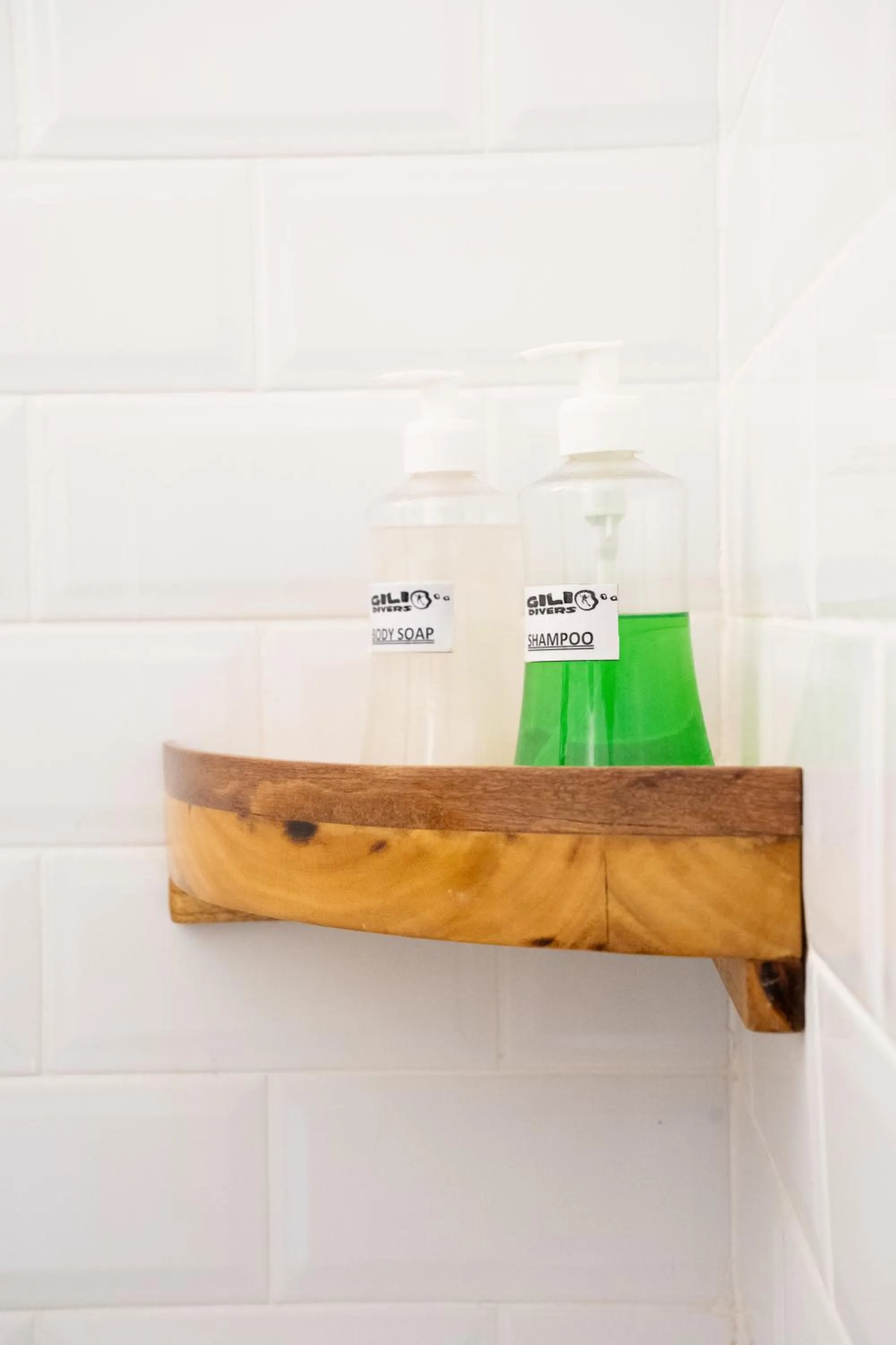 Shower in Gili Divers Hotel