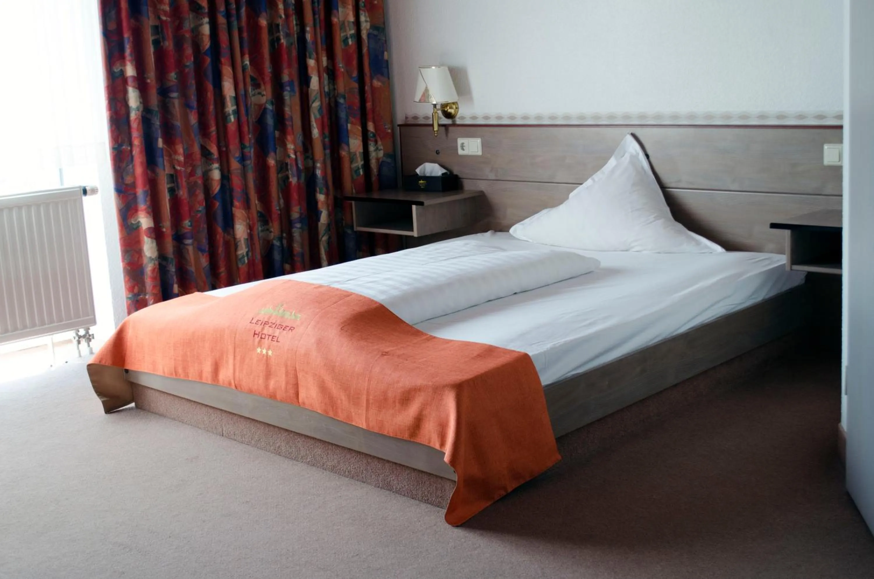 Bed in Leipziger Hotel