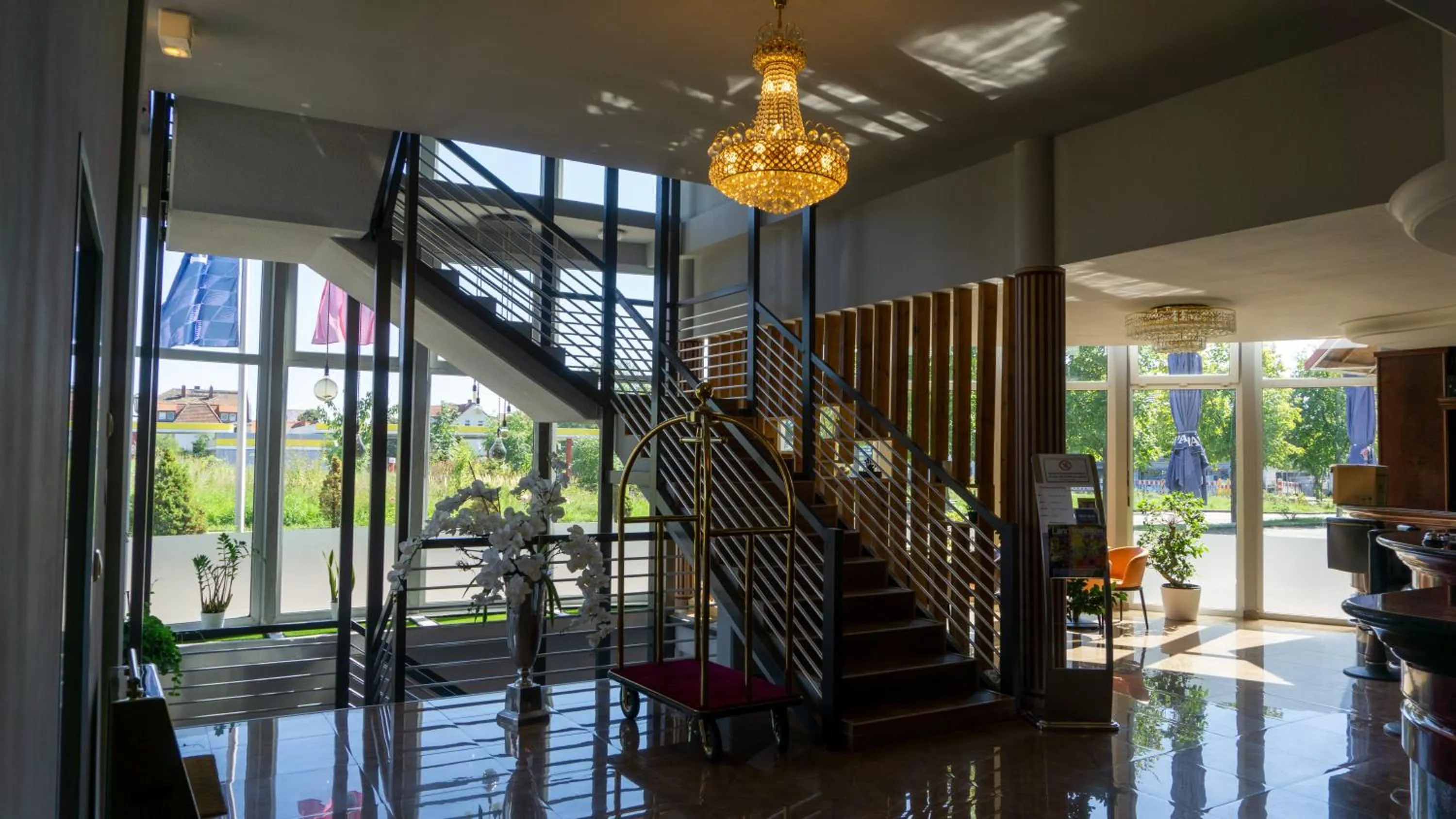 Lobby or reception in Leipziger Hotel