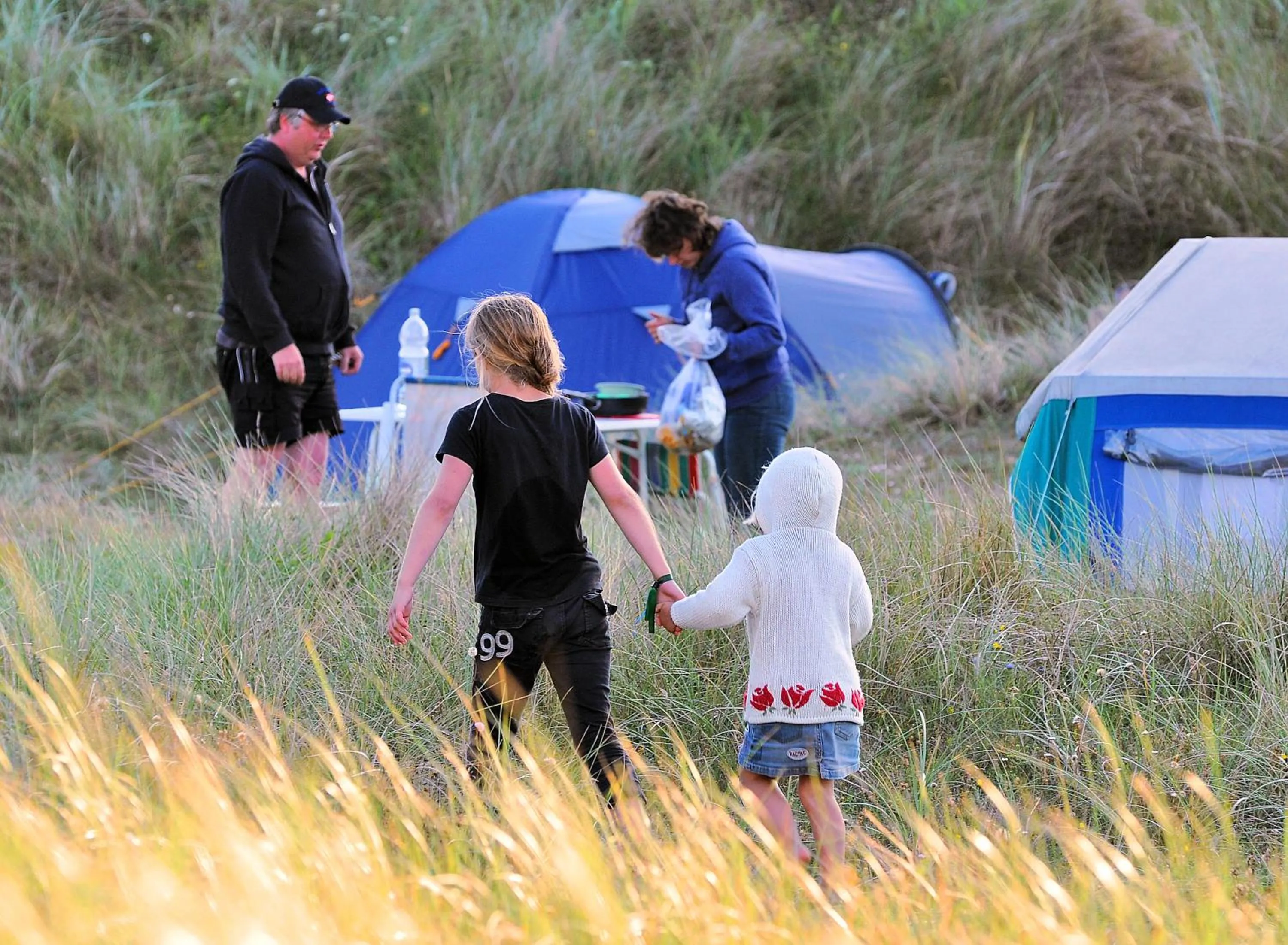 group of guests in Dancamps Holmsland (Camp Site)