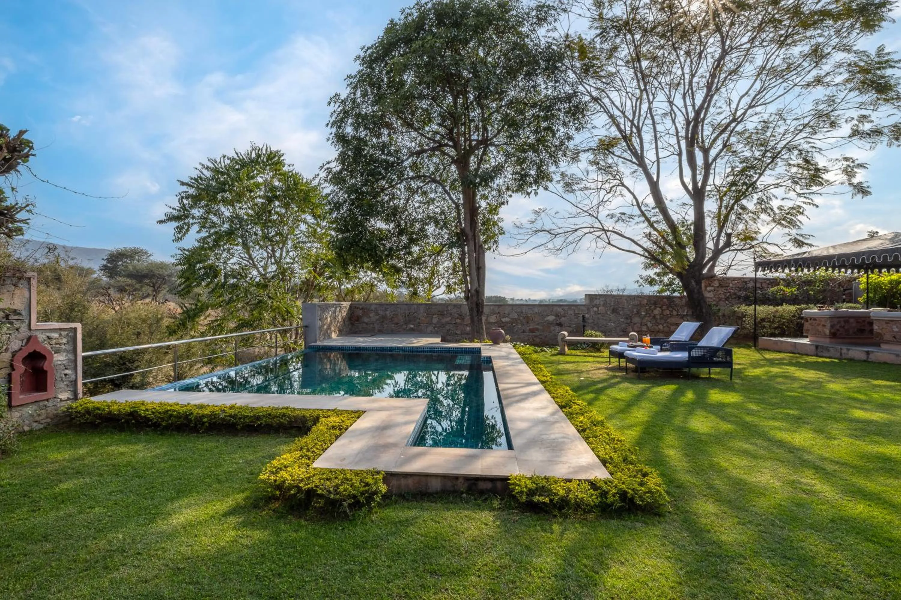 Swimming pool in Tree of Life Resort & Spa Jaipur