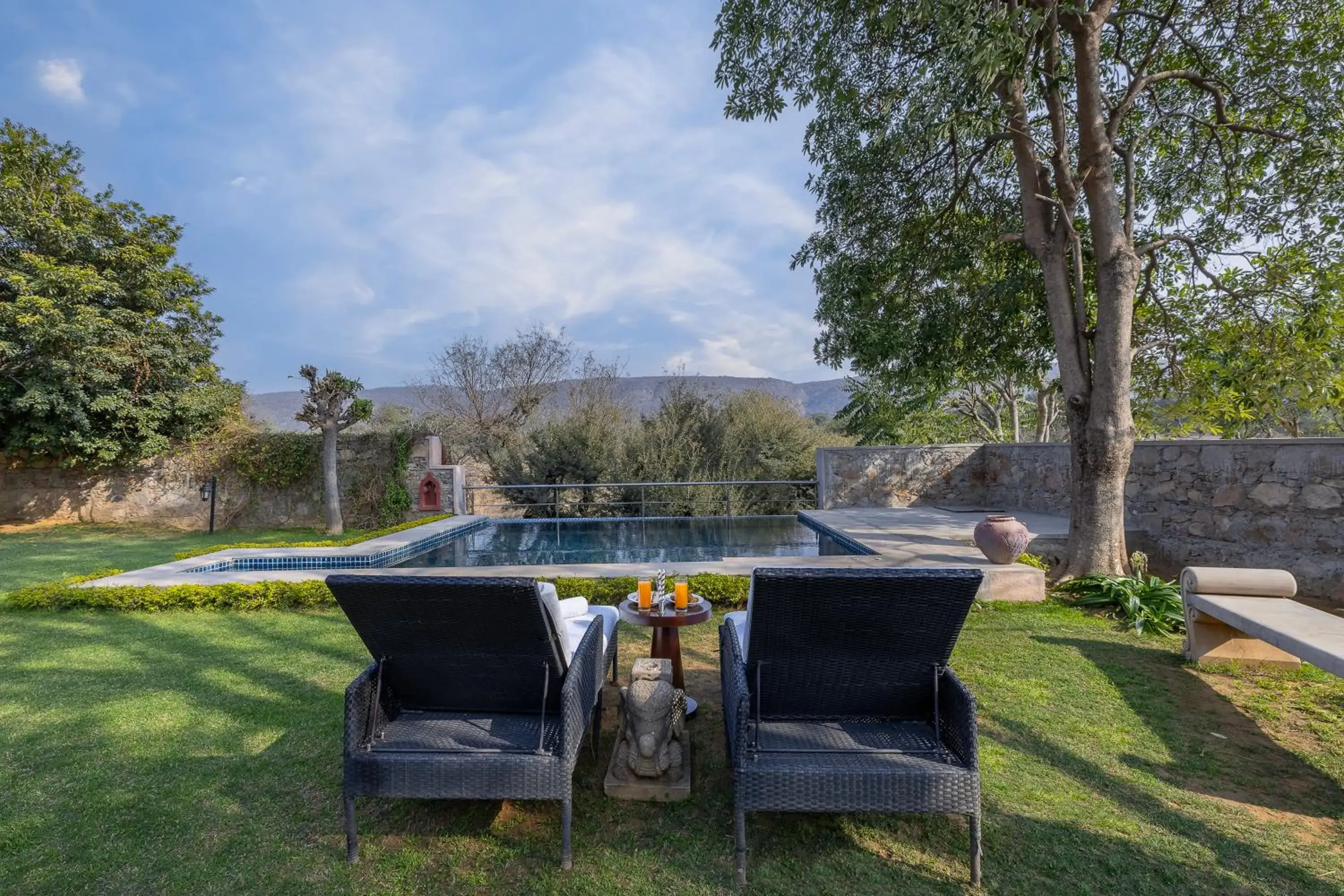 Pool view in Tree of Life Resort & Spa Jaipur Pool view in Tree of Life Resort & Spa Jaipur